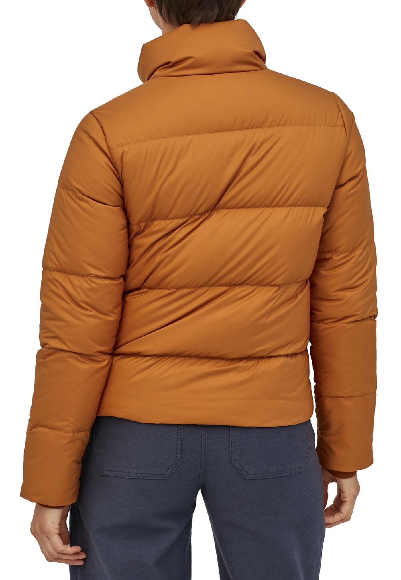 Womens Silent Down Jacket - wood brown