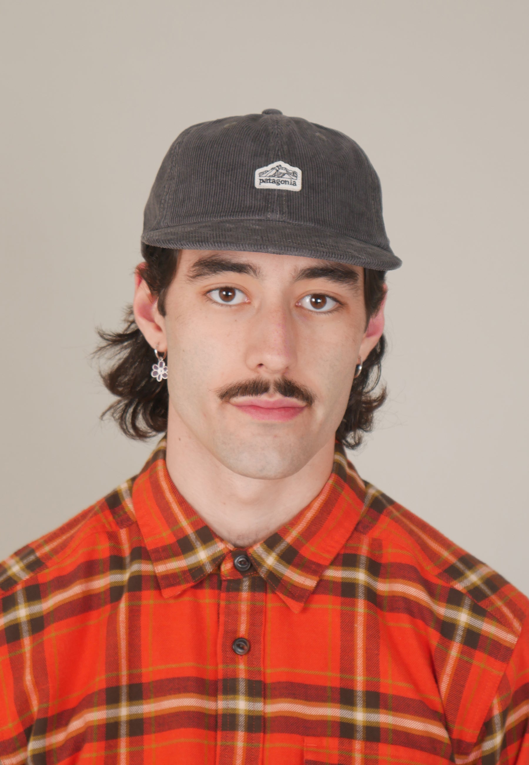 Patagonia | Buy Corduroy Cap Line Ridge Logo Patch - forge grey online ...