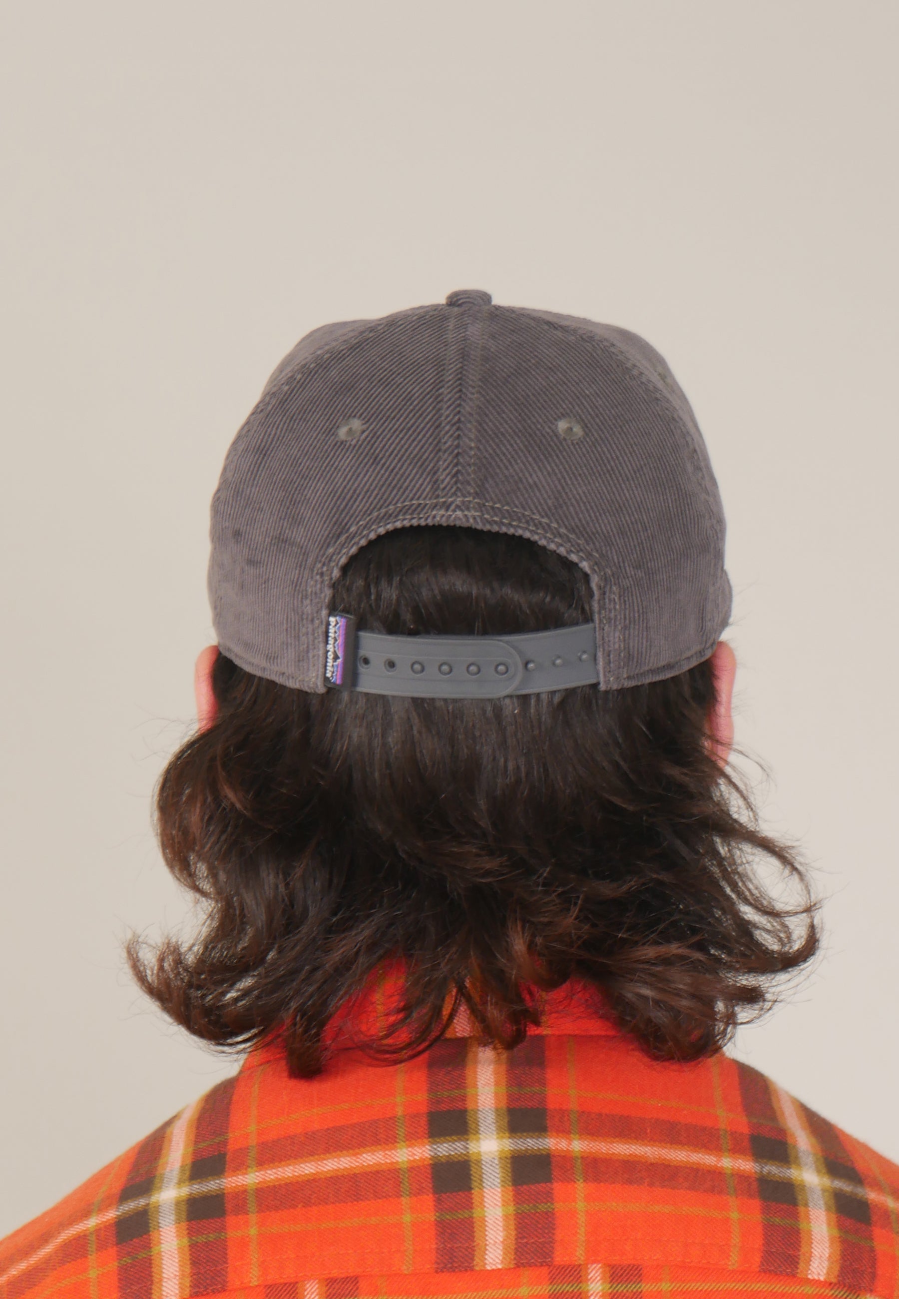 Corduroy Cap P-6 Label - forge grey