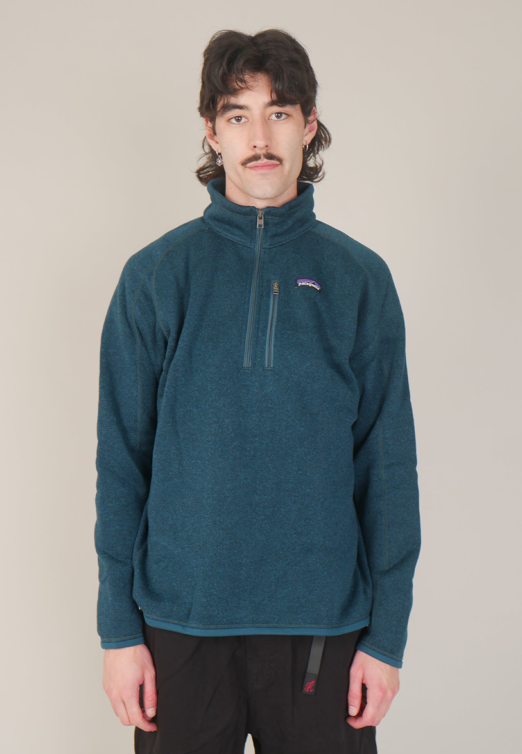 Better Sweater 1/4 Zip - dark borealis green