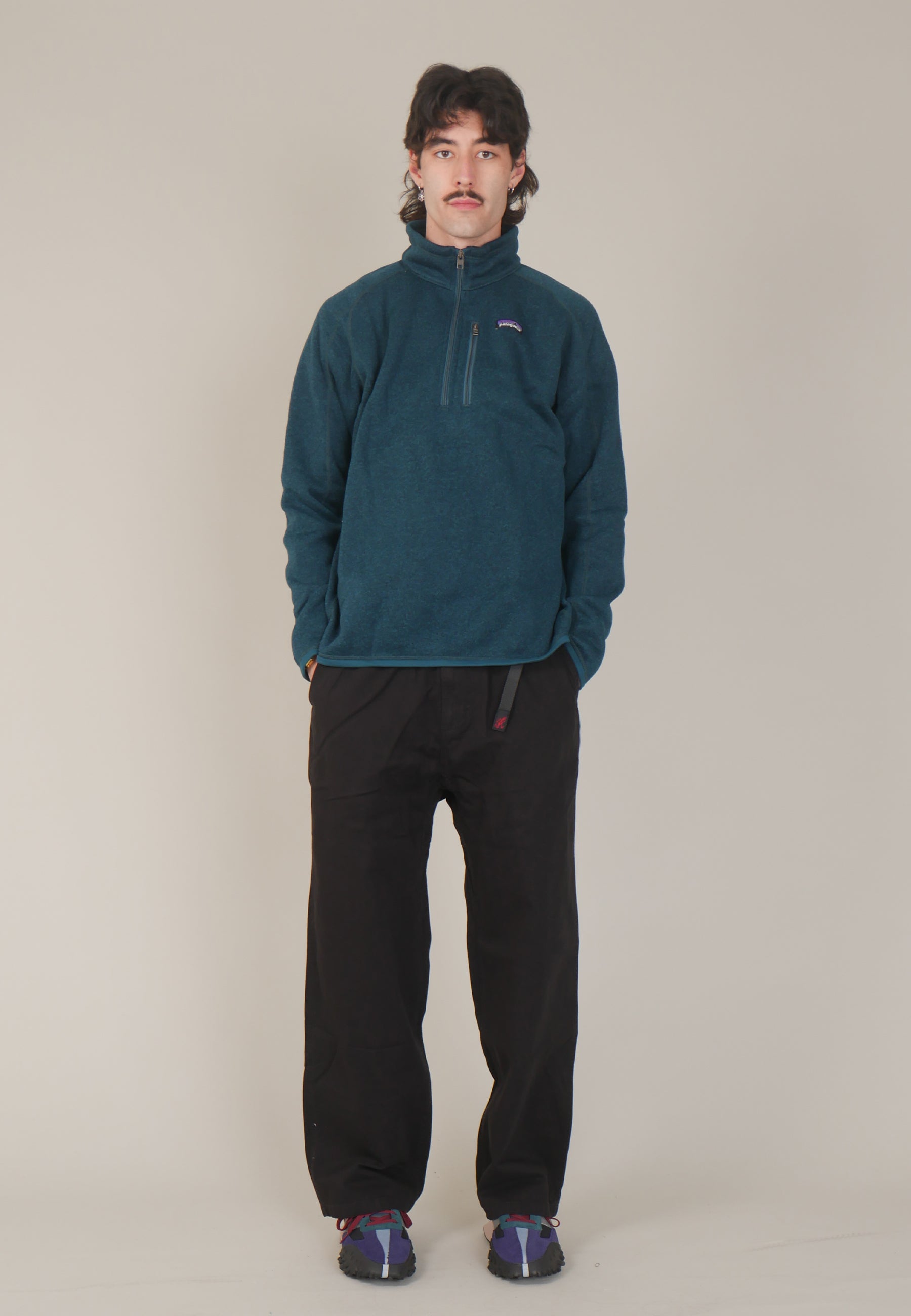 Patagonia セット Patagonia Men's Better Sweater® 1/4-Zip Fleece - Industrial Green