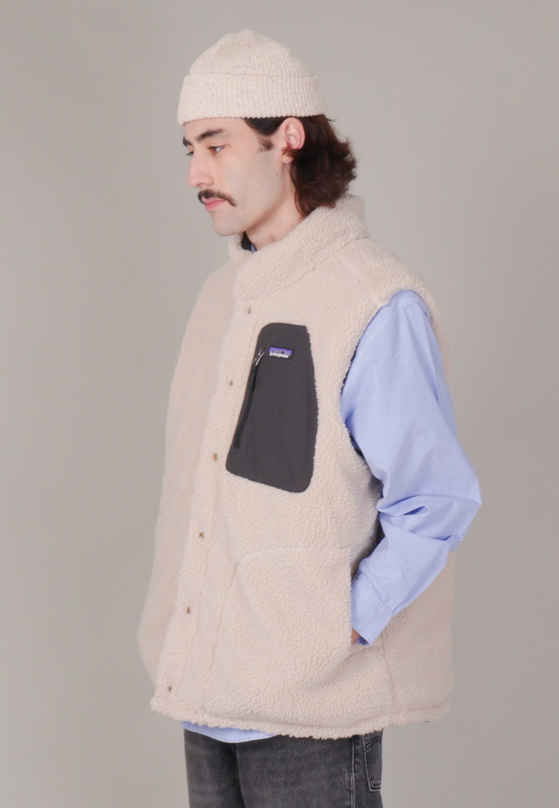 Reversible Bivy Down Vest - forge grey