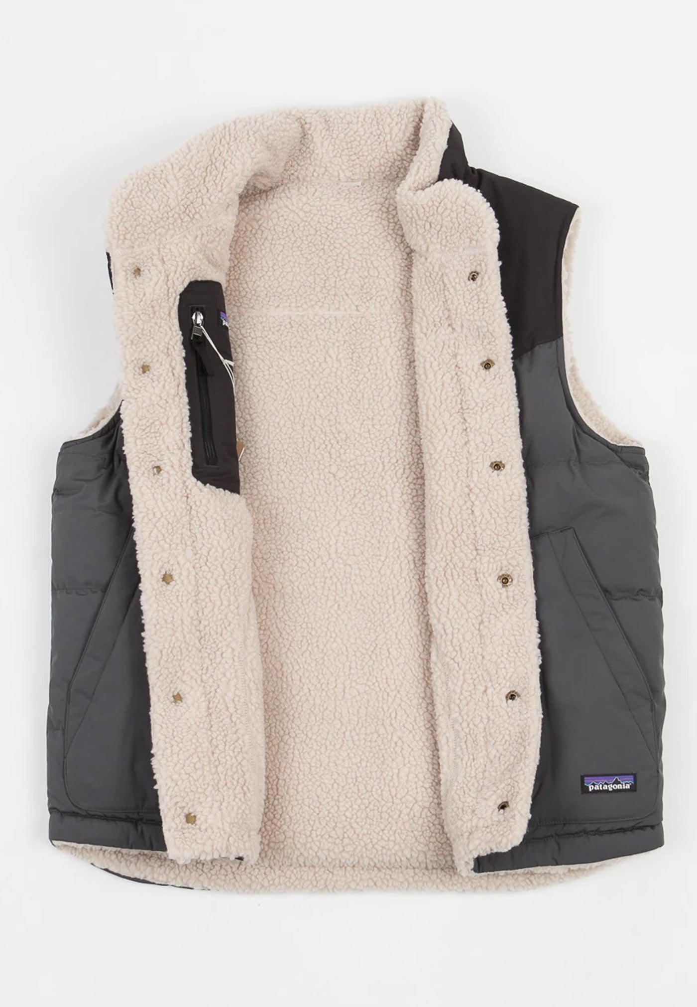 Reversible Bivy Down Vest - forge grey