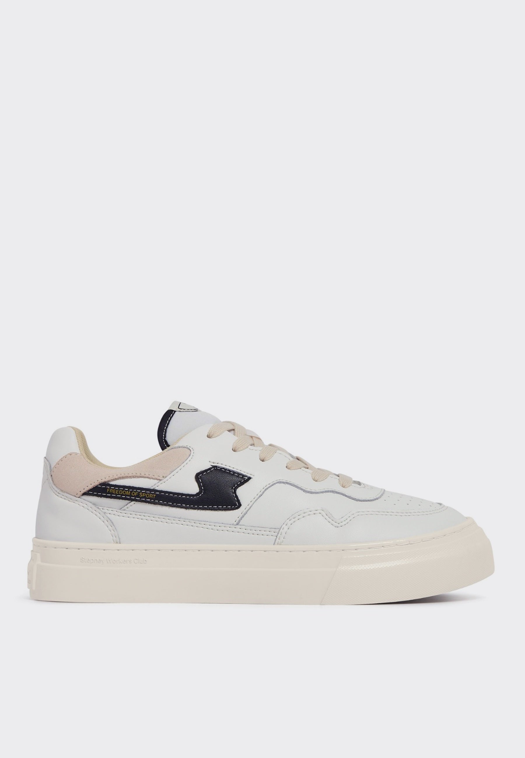 Pearl S-Strike Leather - White/Black