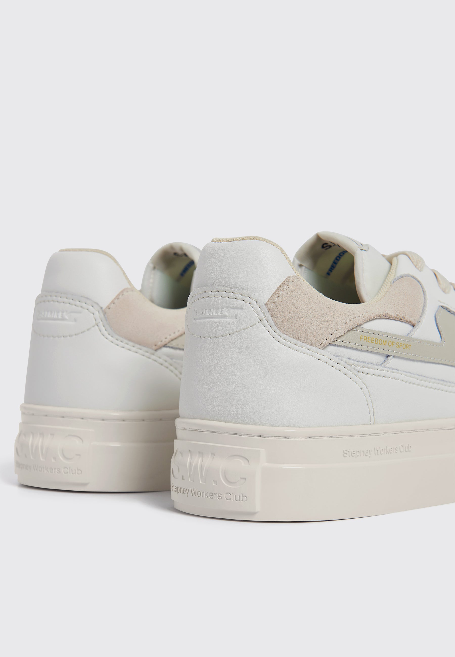 Pearl S-Strike Leather - White/Putty