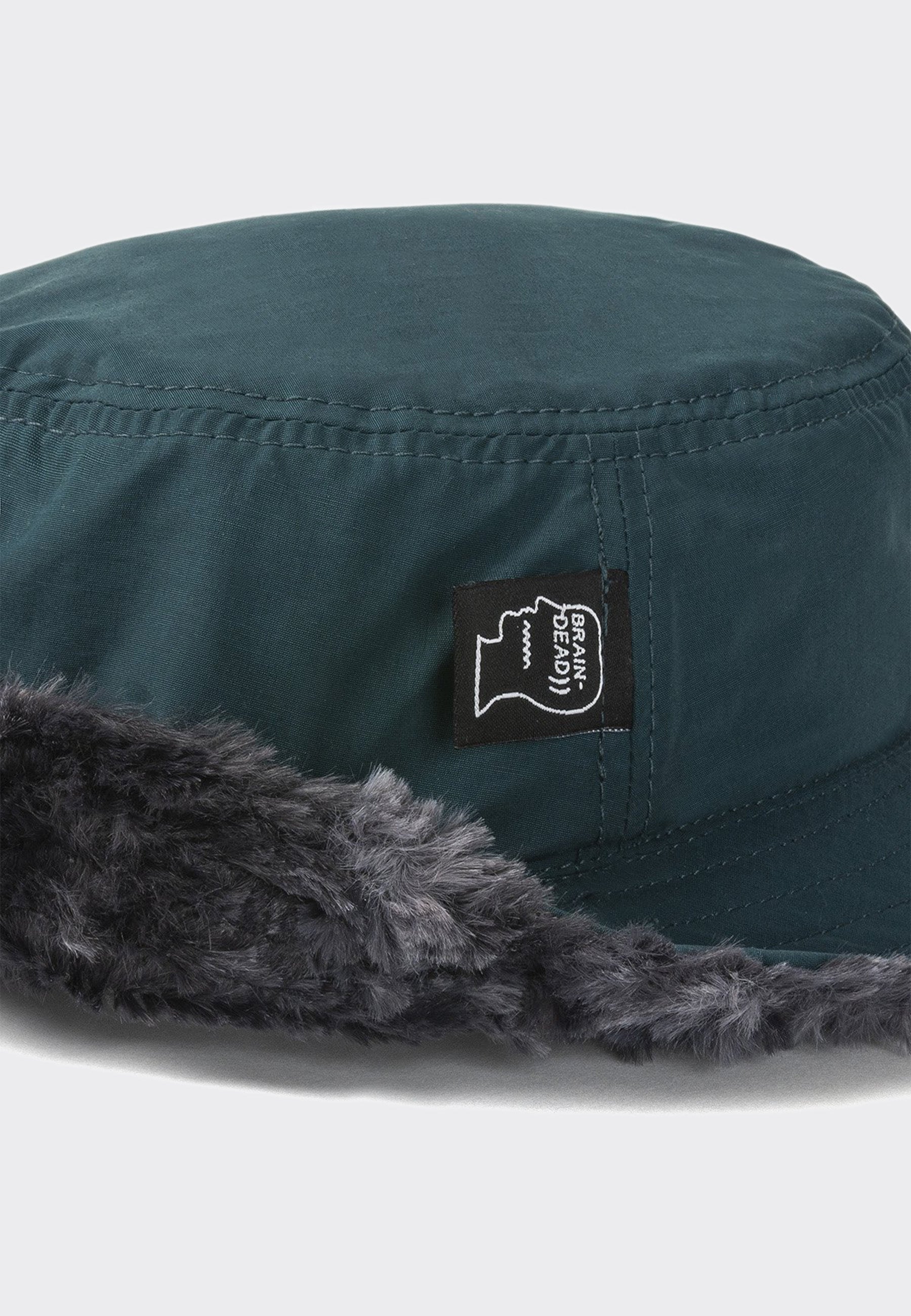 Reversible Sunflower Bucket Hat - charcoal