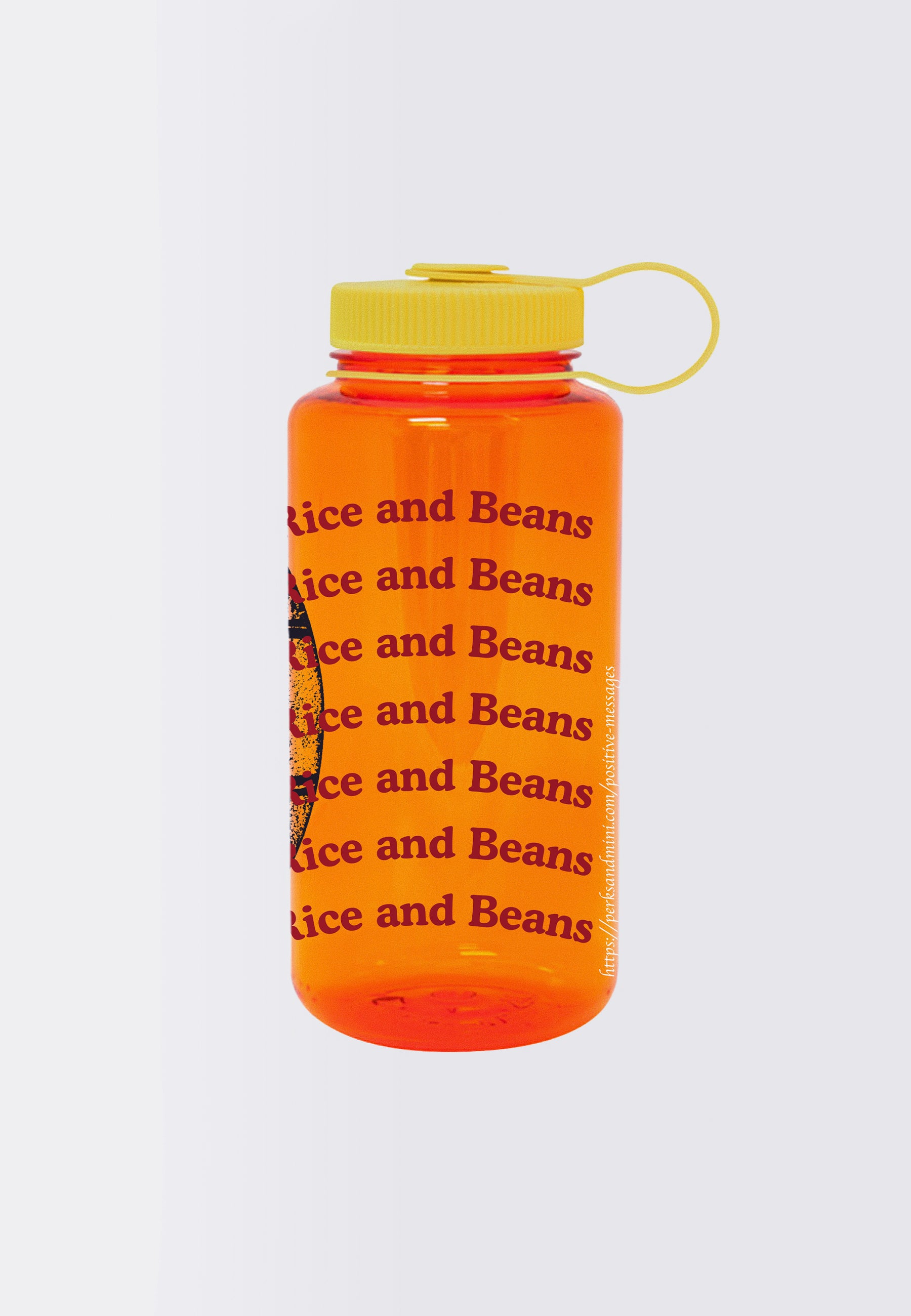 Rice & Beans Nalgene 32oz Bottle - orange