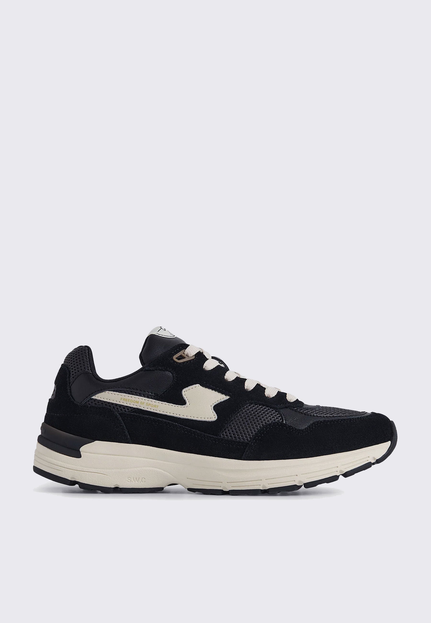 Amiel S-Strike Suede Mix - Black/Black