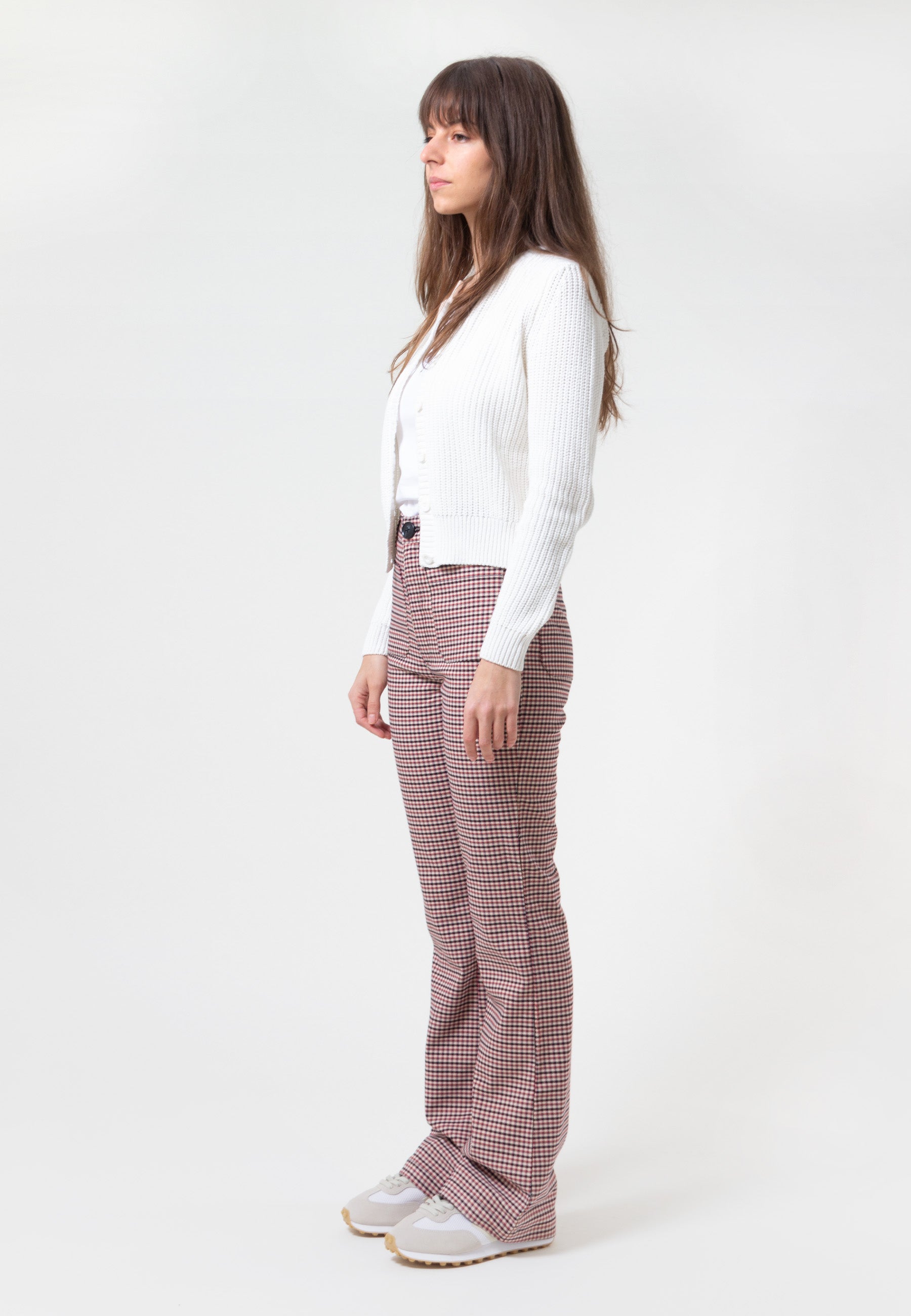 Sailor Boot Pants - downtown check