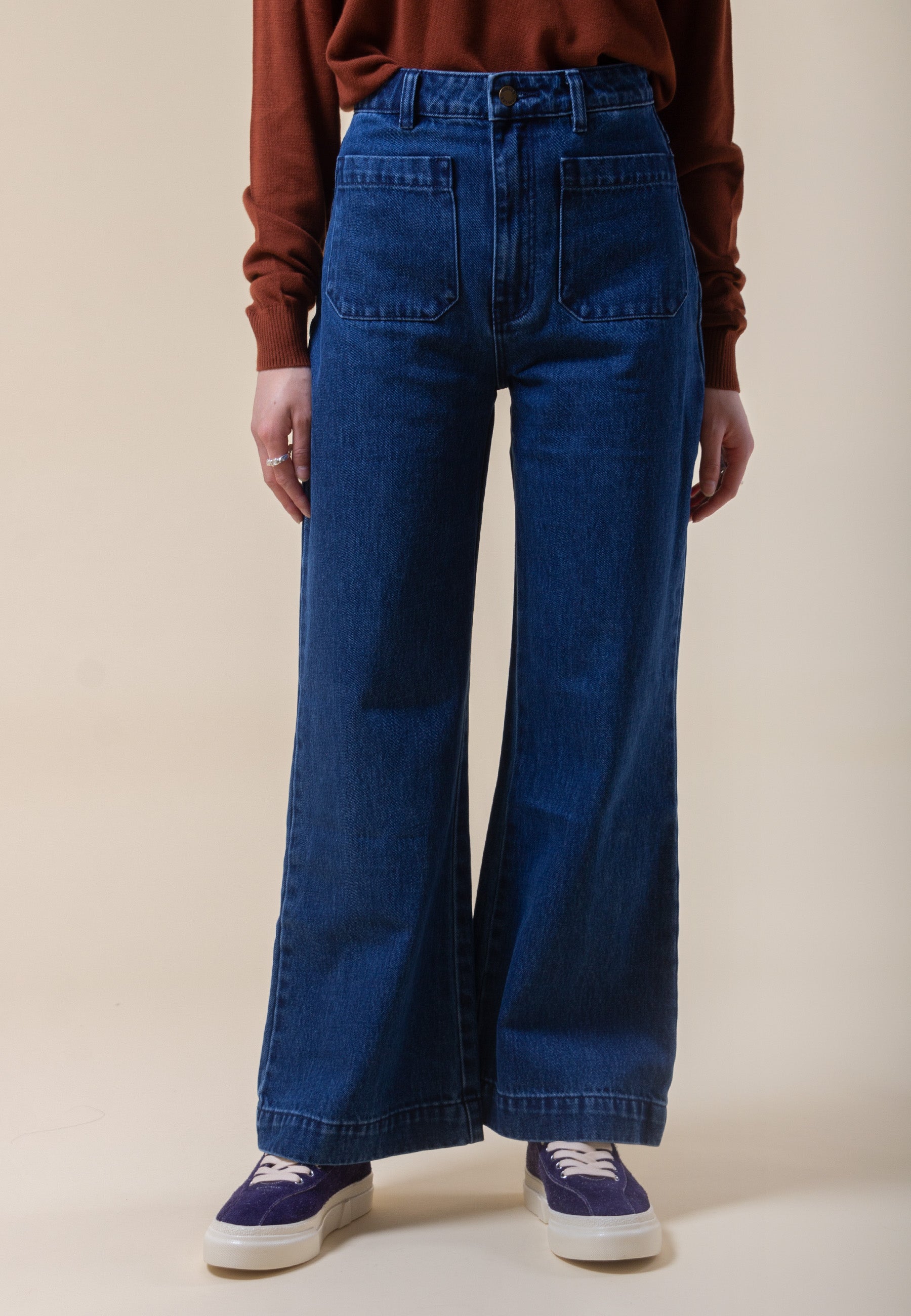 Sailor Organic Jeans - brooke blue