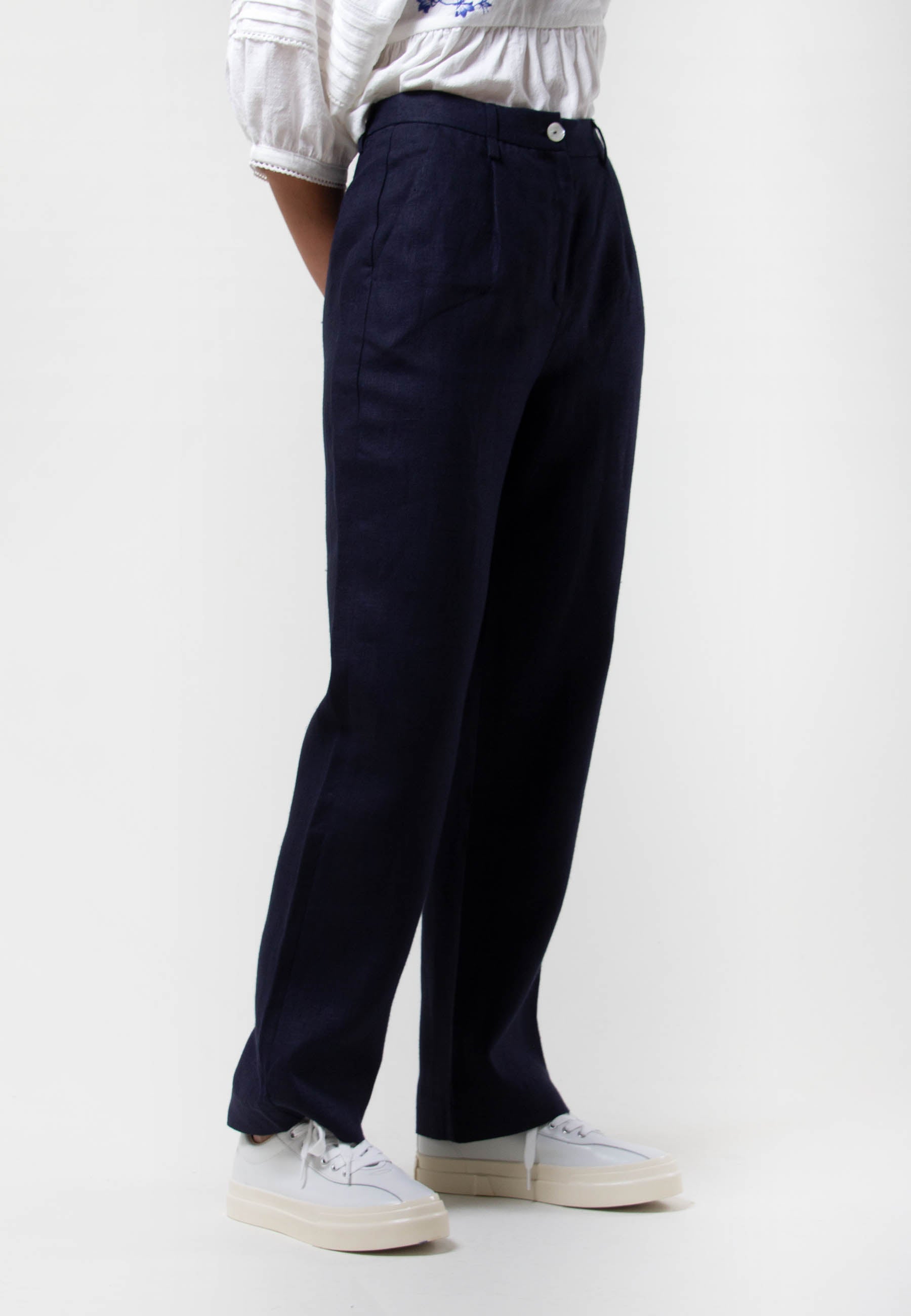 Shanghai Pants - dark navy