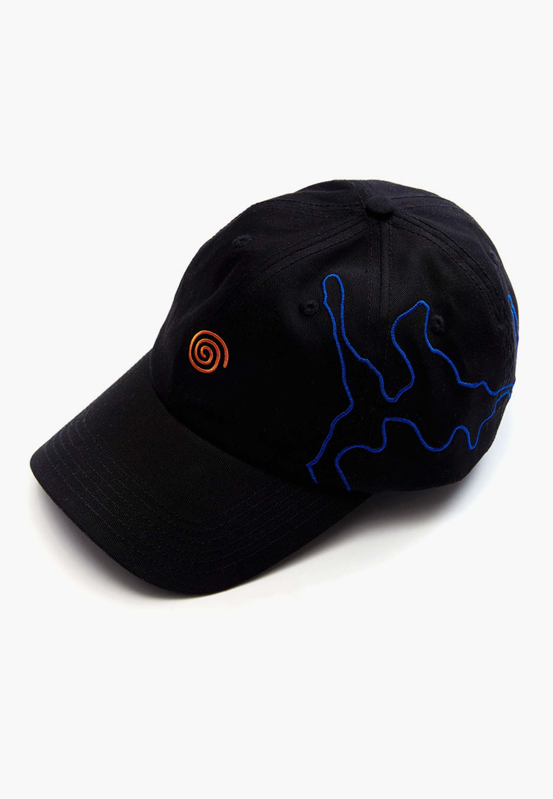 Spiral Baseball Cap - black