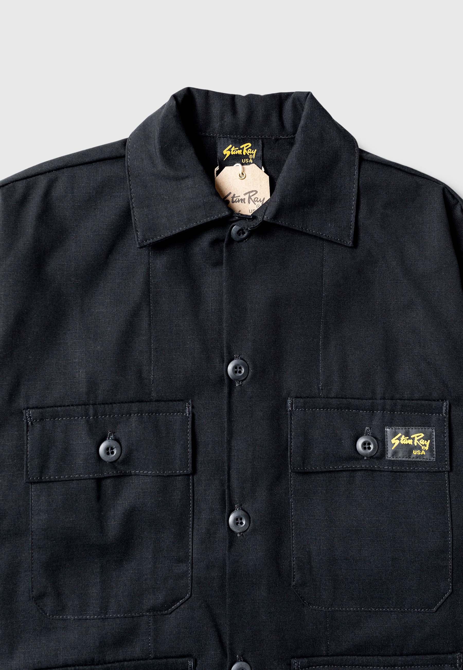 4 Pocket Jacket - Black Ripstop