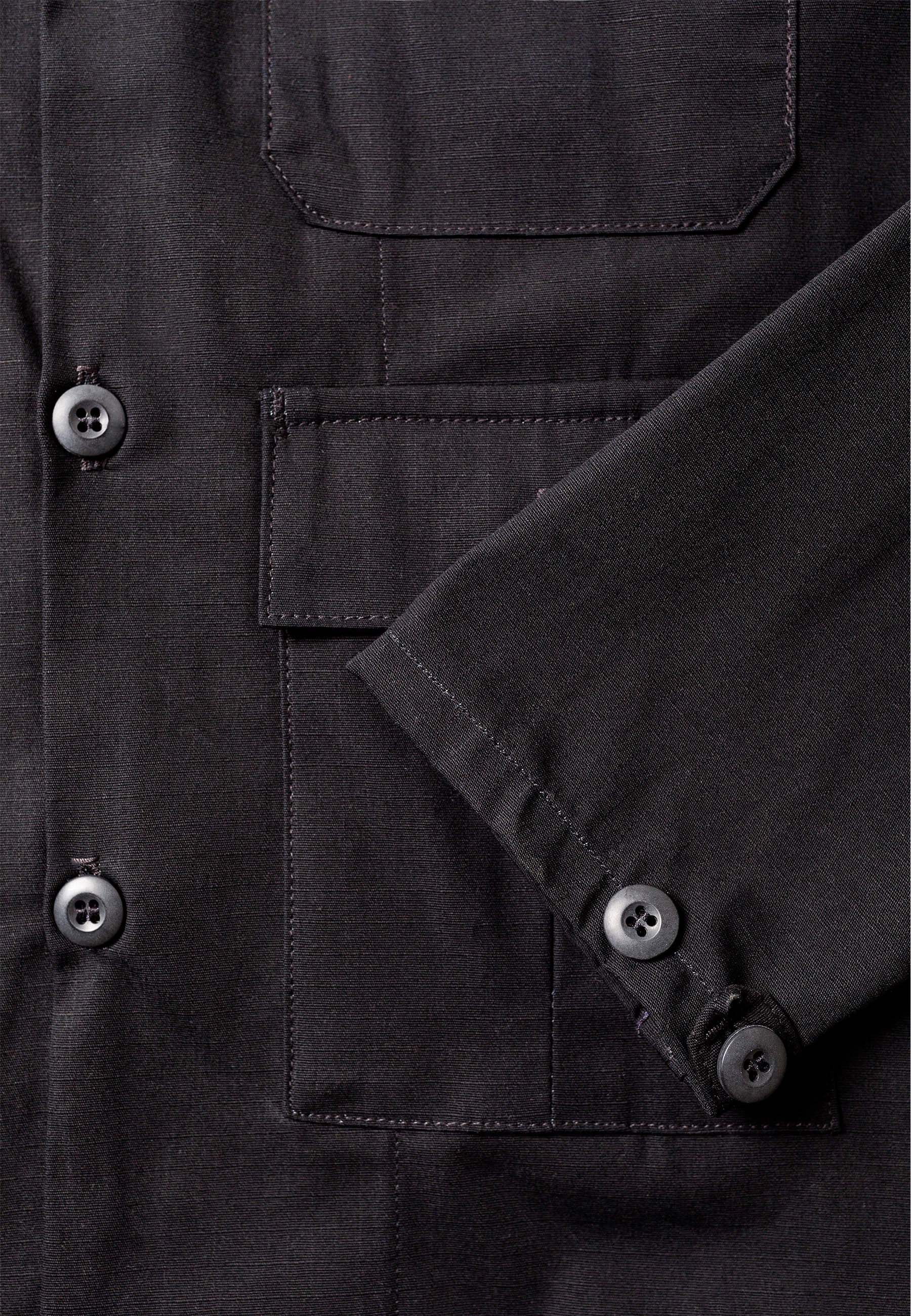 4 Pocket Jacket - Black Ripstop