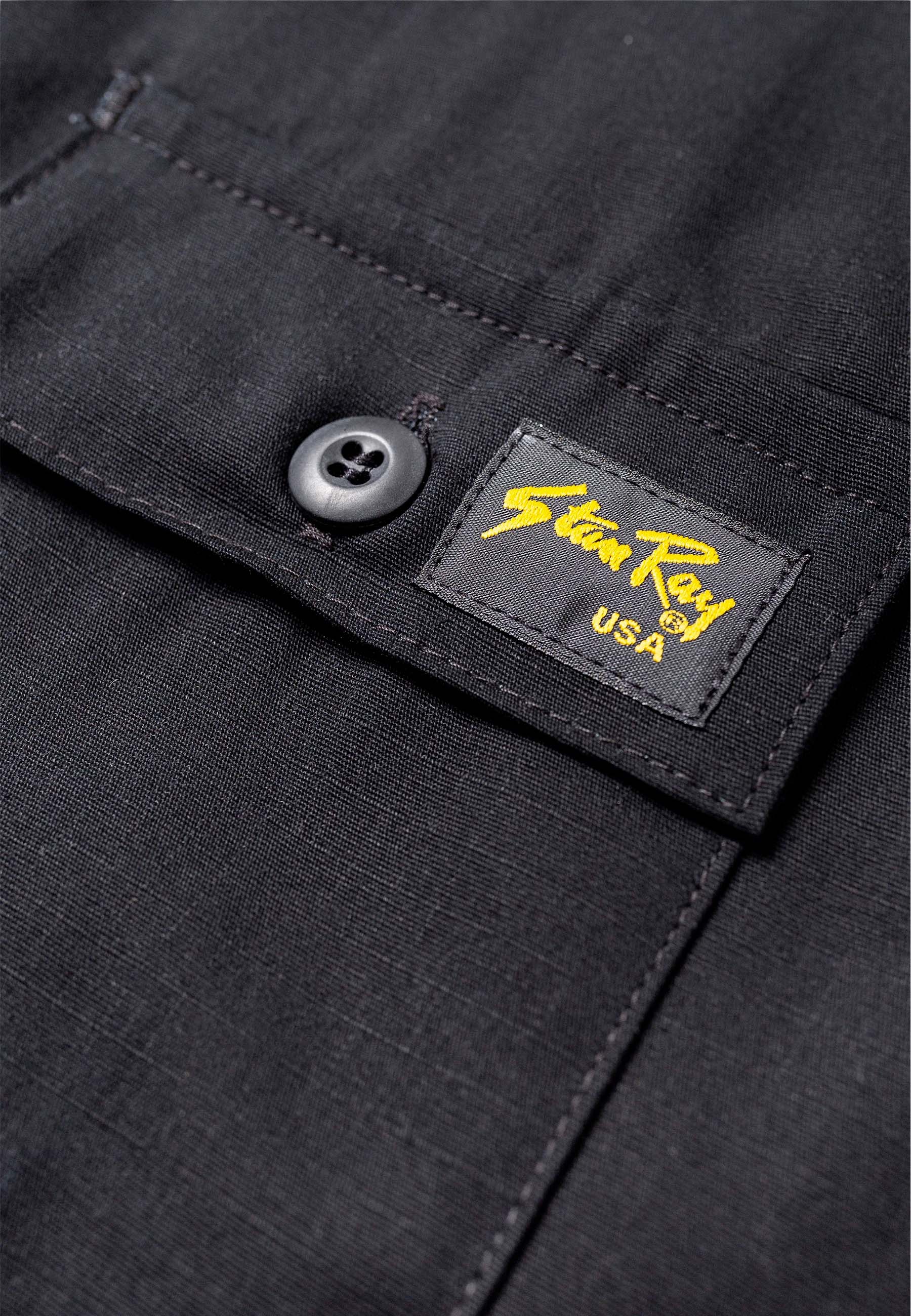 4 Pocket Jacket - Black Ripstop