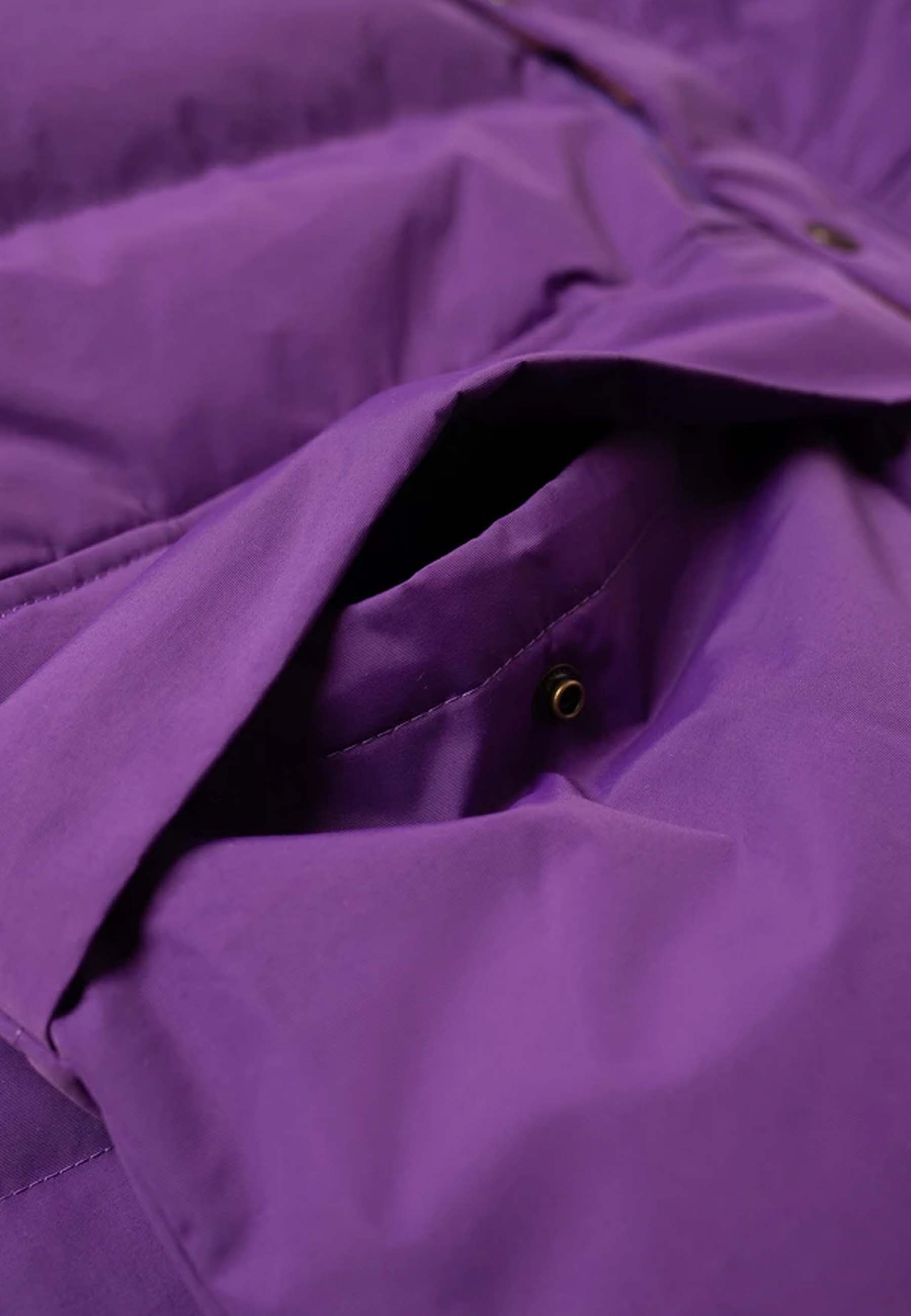 Down Jacket - purple