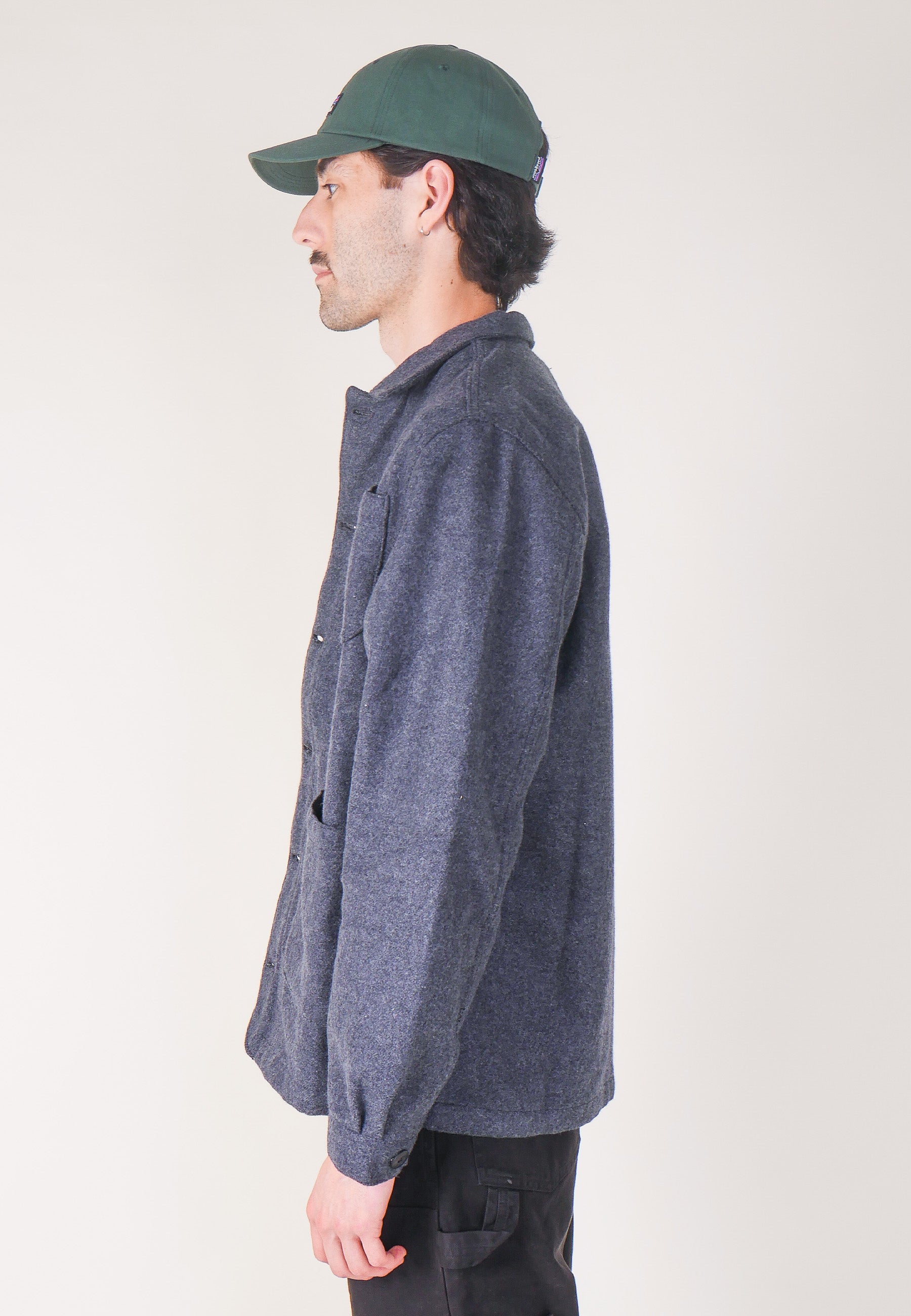 Painters Jacket - Mid Grey Wool