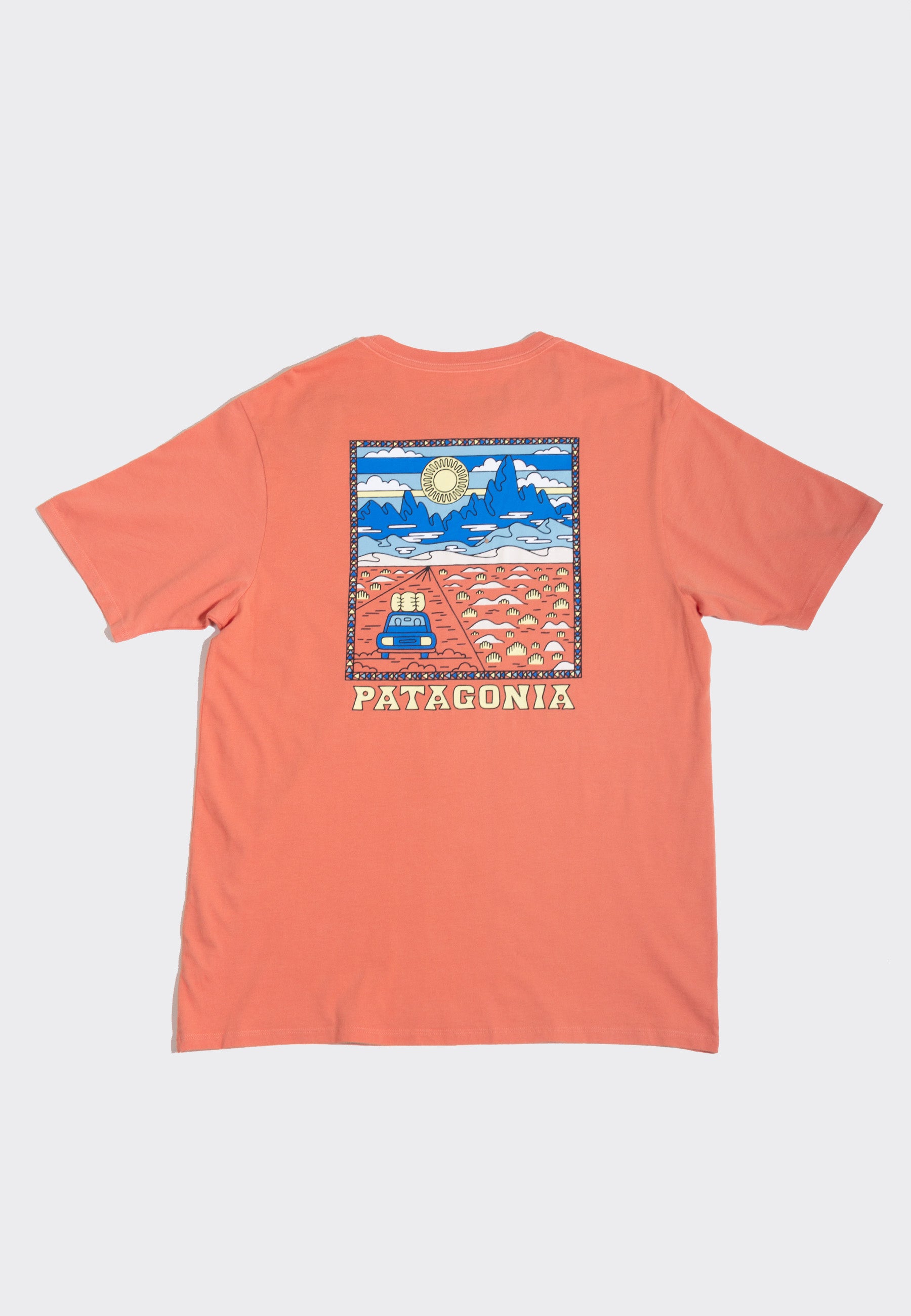 Summit Road Organic T-Shirt - mellow melon