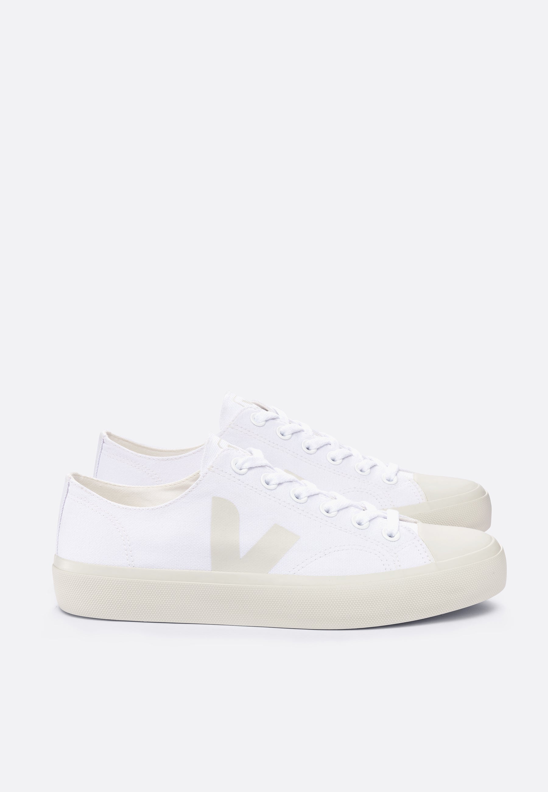 Wata II Canvas Low - White/Pierre