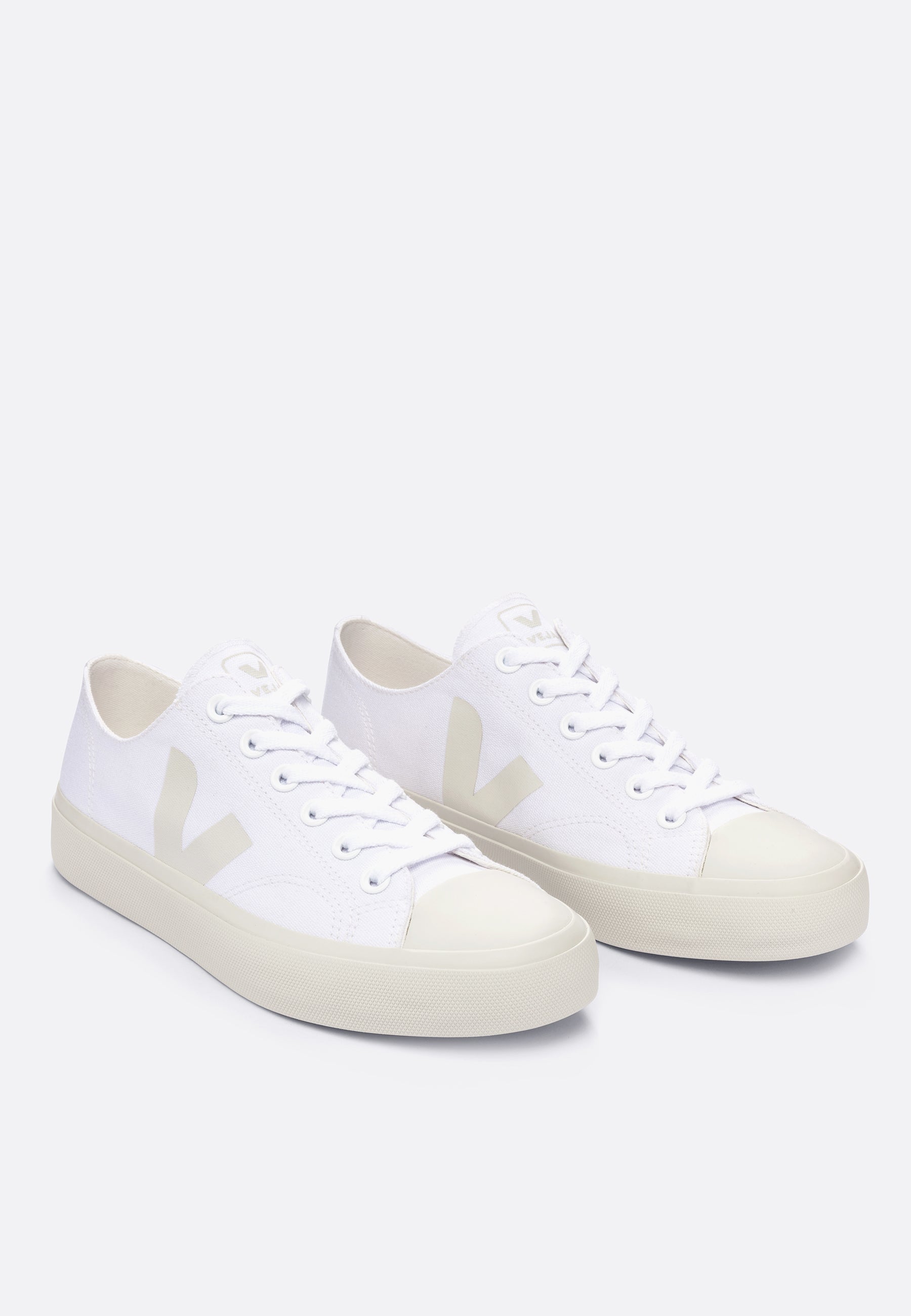 Wata II Canvas Low - White/Pierre