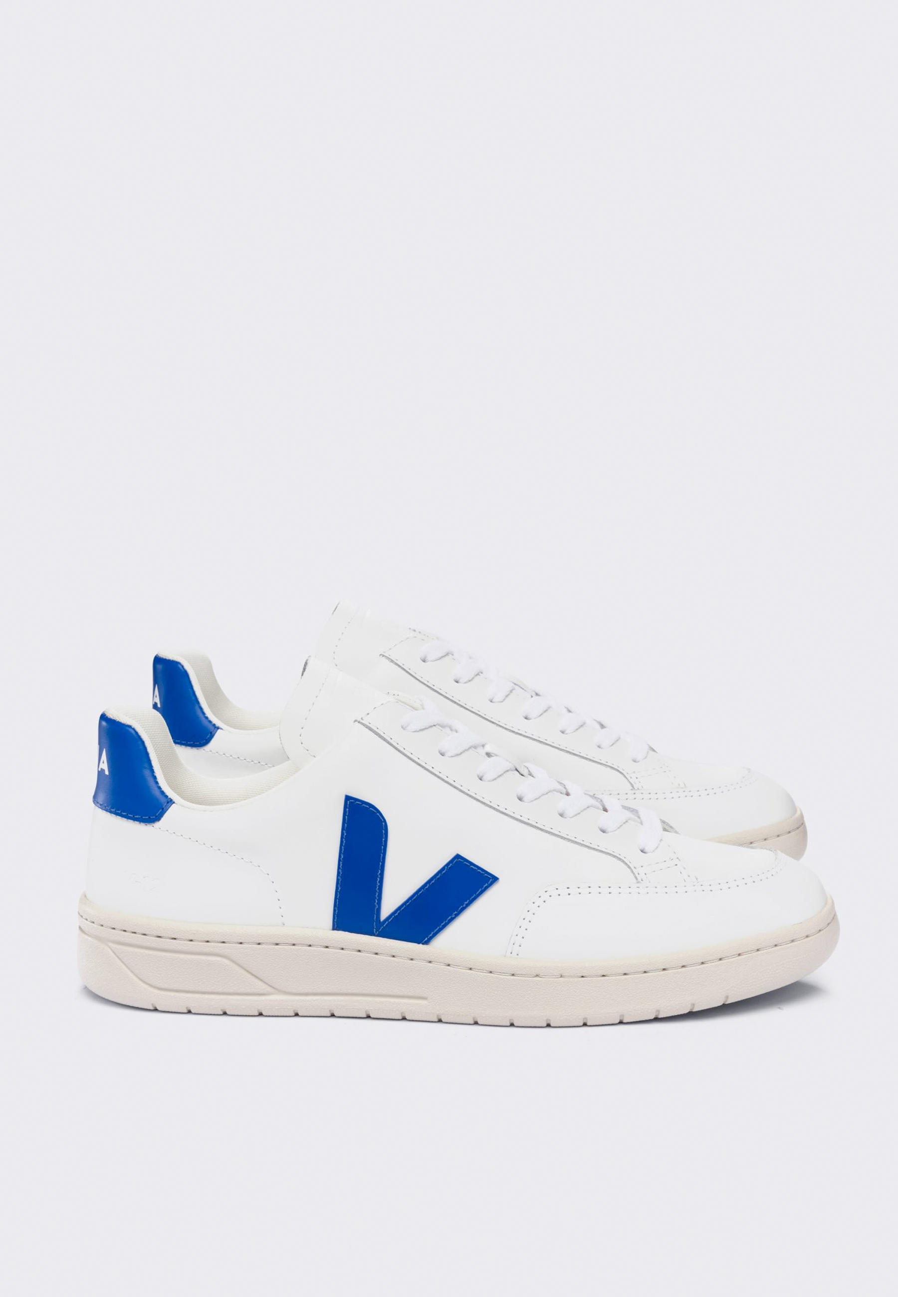 V-12 Leather - Extra White/Paros