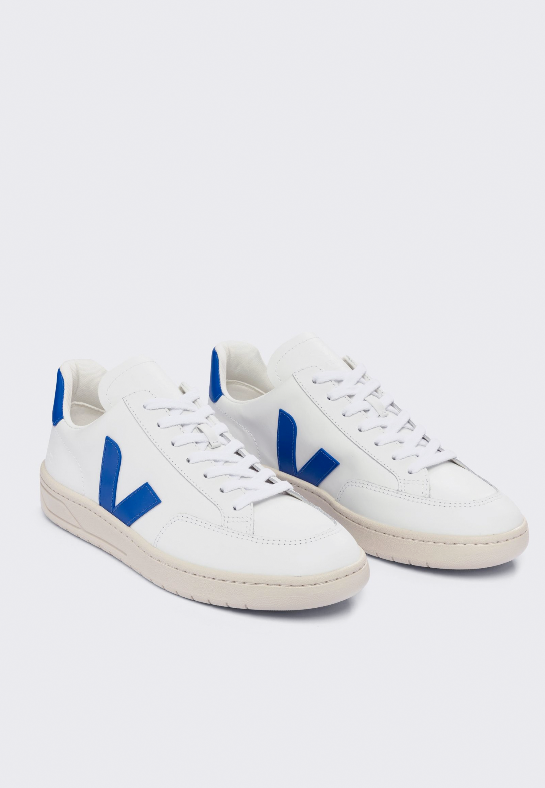 V-12 Leather - Extra White/Paros