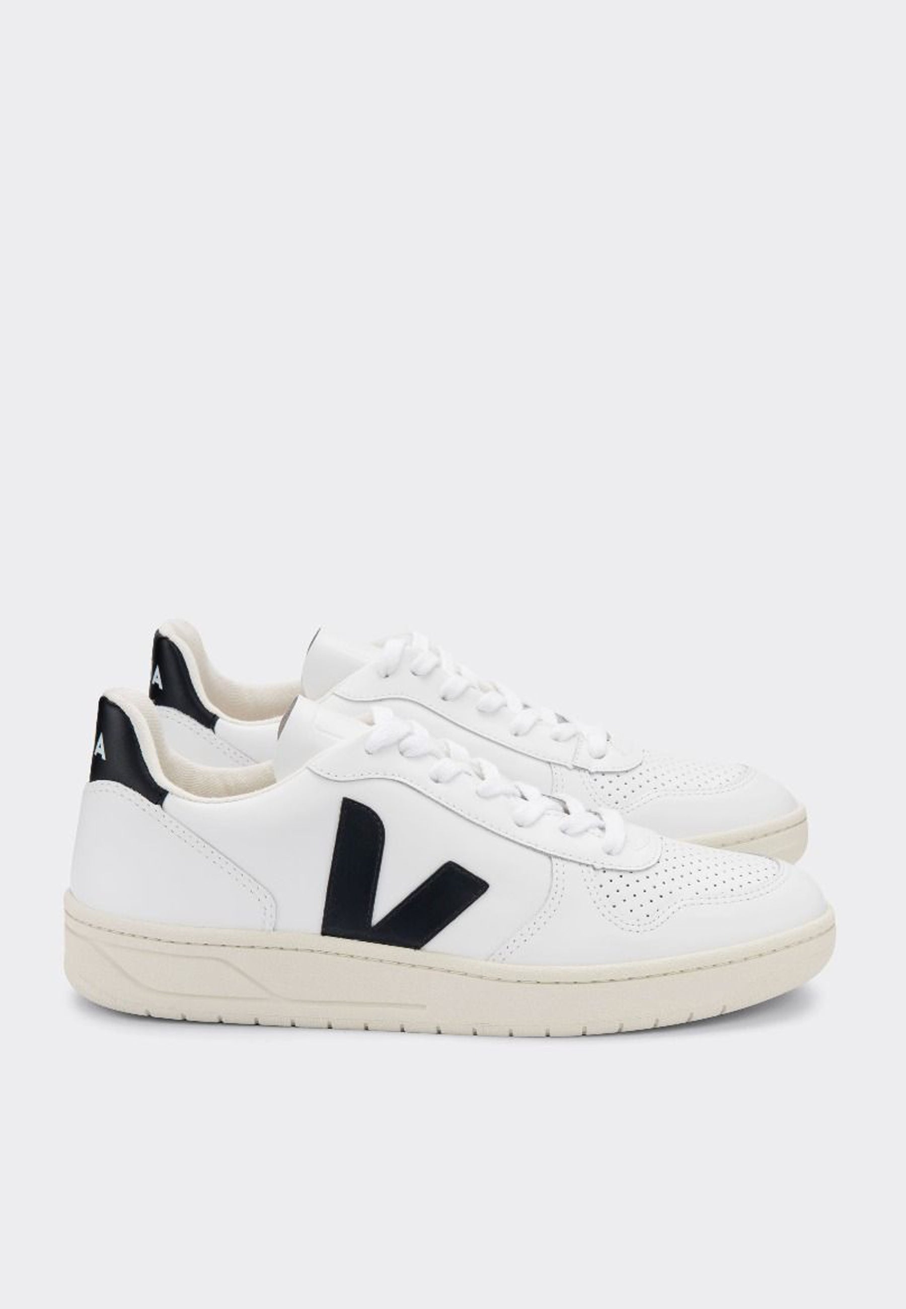 V-10 Leather - Extra White/Black