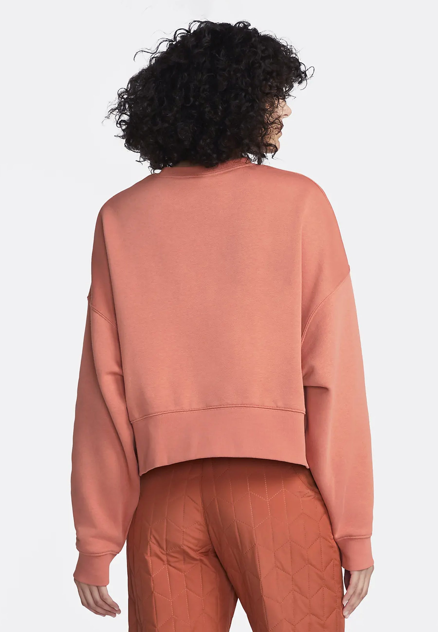 Women's NSW Cropped Crewneck - Madder Root