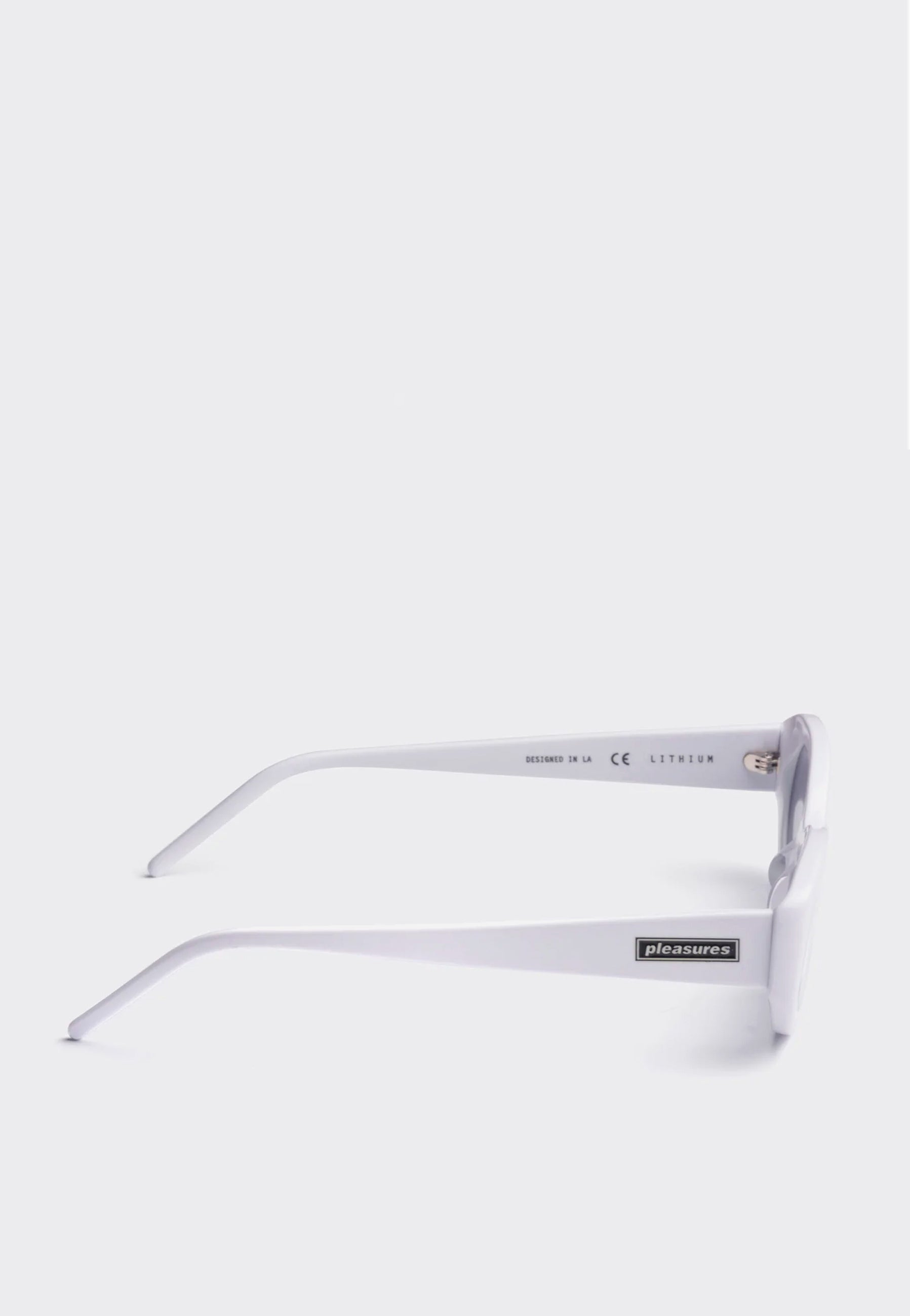 X Pleasures Lithium Sunglasses - White/Black