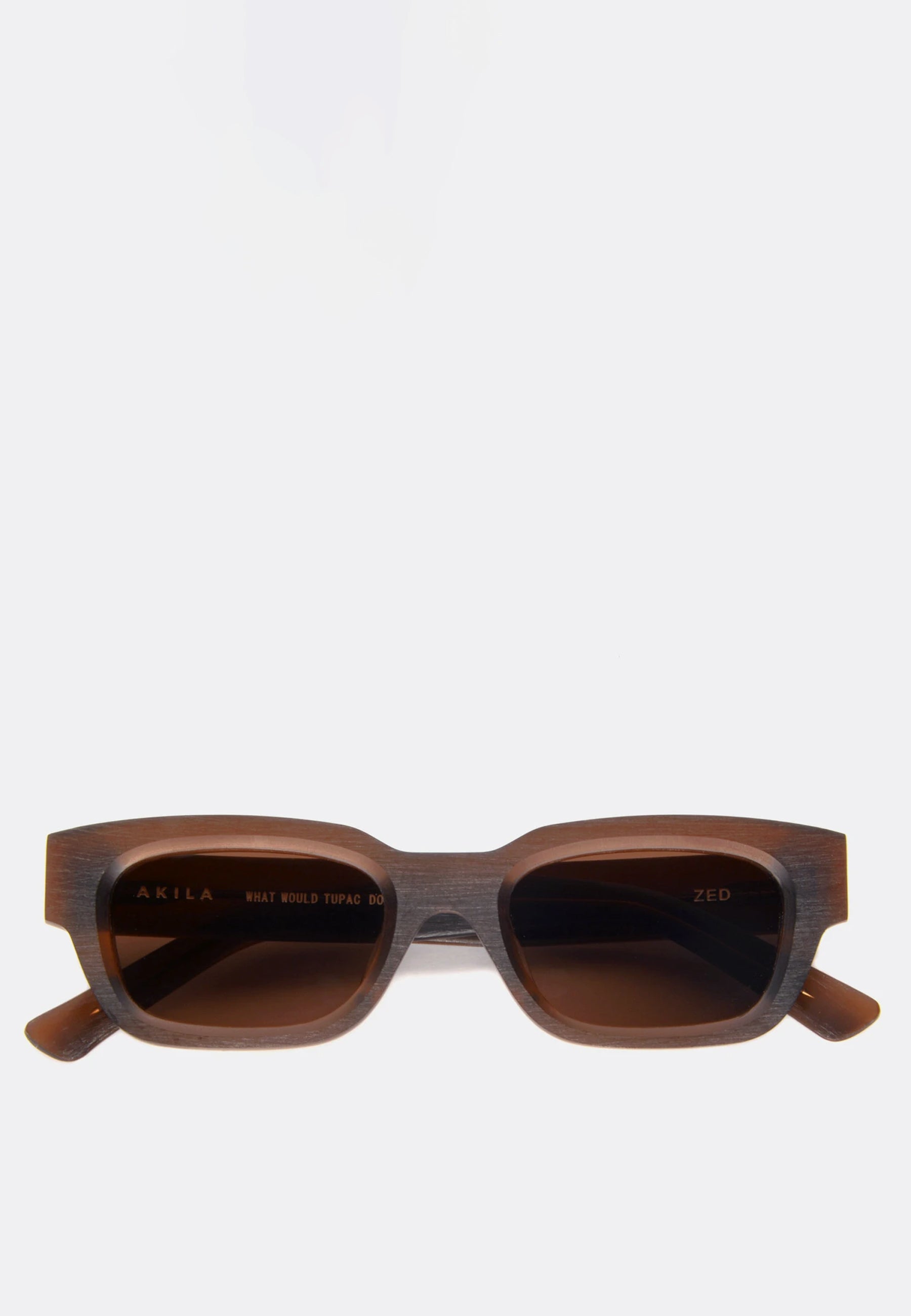 Zed Raw Sunglasses - brown/brown