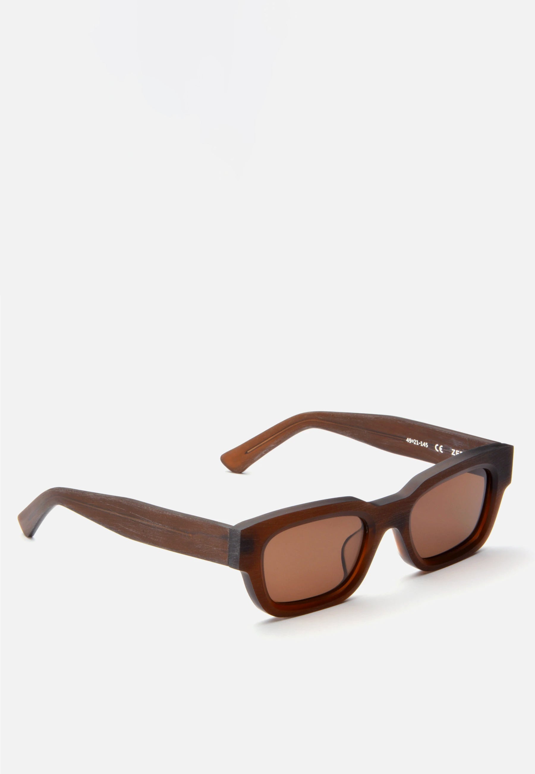 Zed Raw Sunglasses - brown/brown