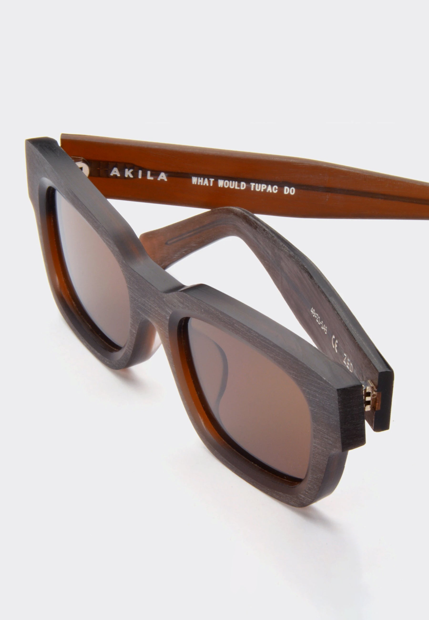 Zed Raw Sunglasses - brown/brown