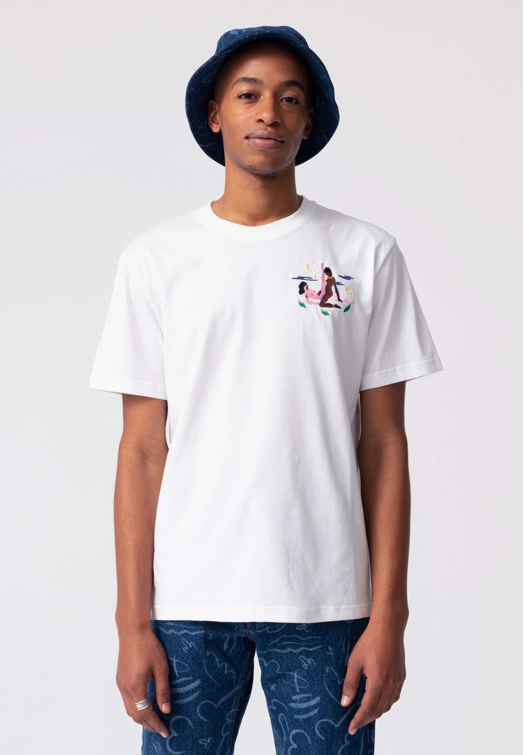 The Night Scissor T-Shirt - white