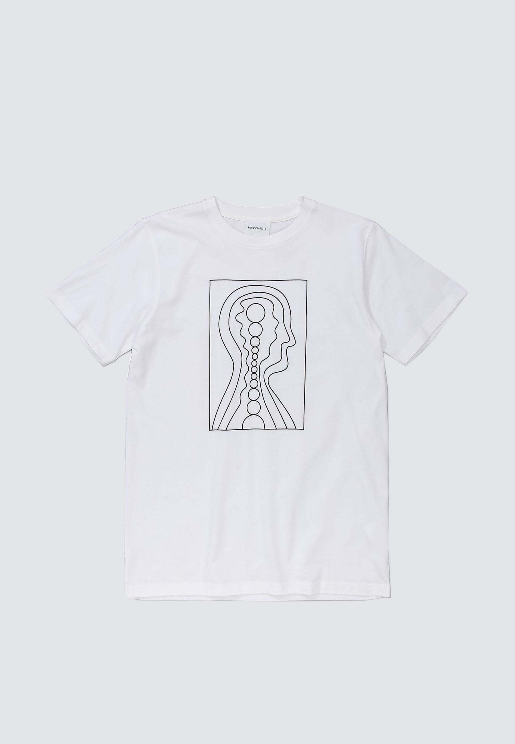 GM x NP Niels Stick Drawing T-Shirt - white