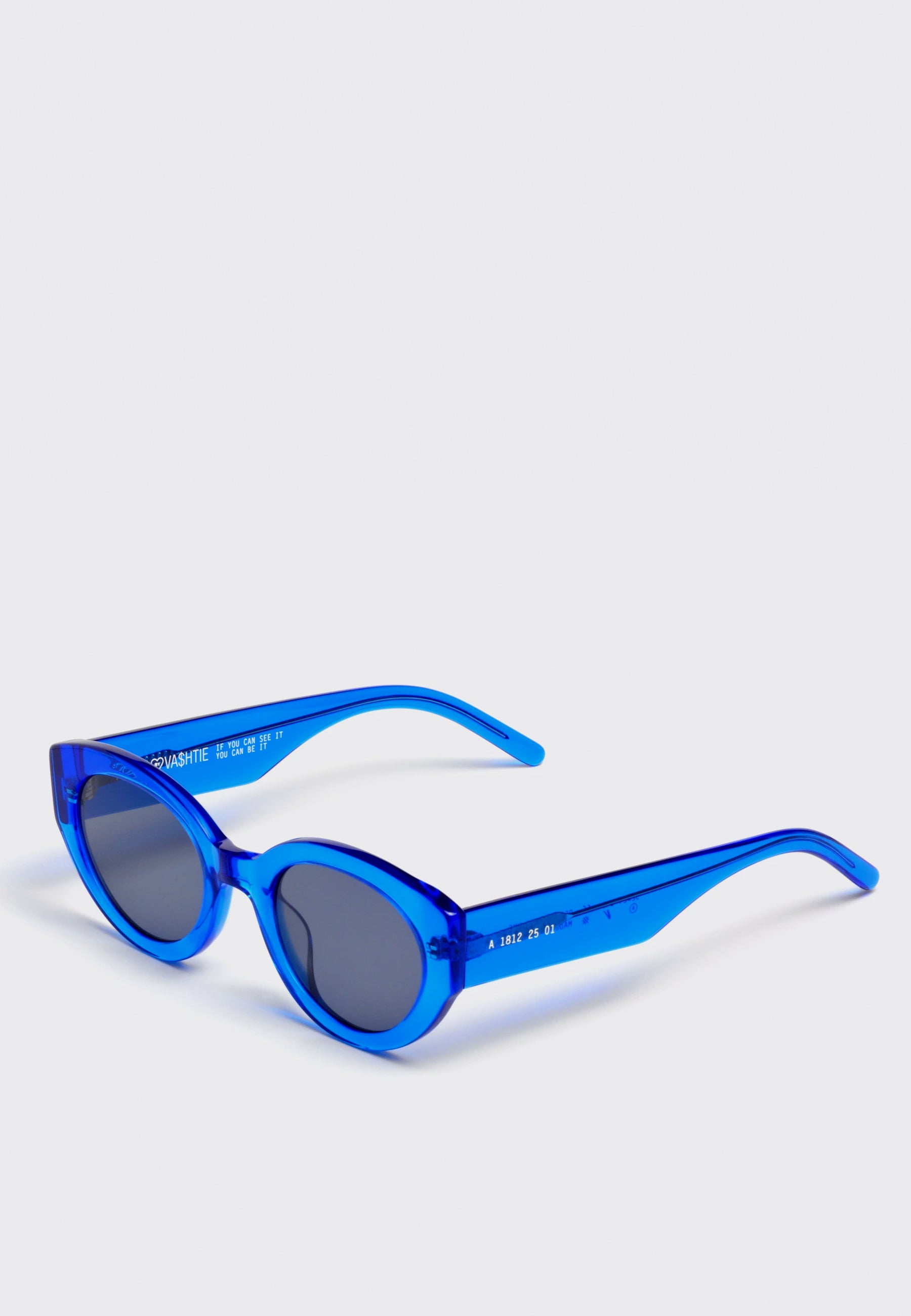 X Vashtie Abstract Sunglasses - blue/black