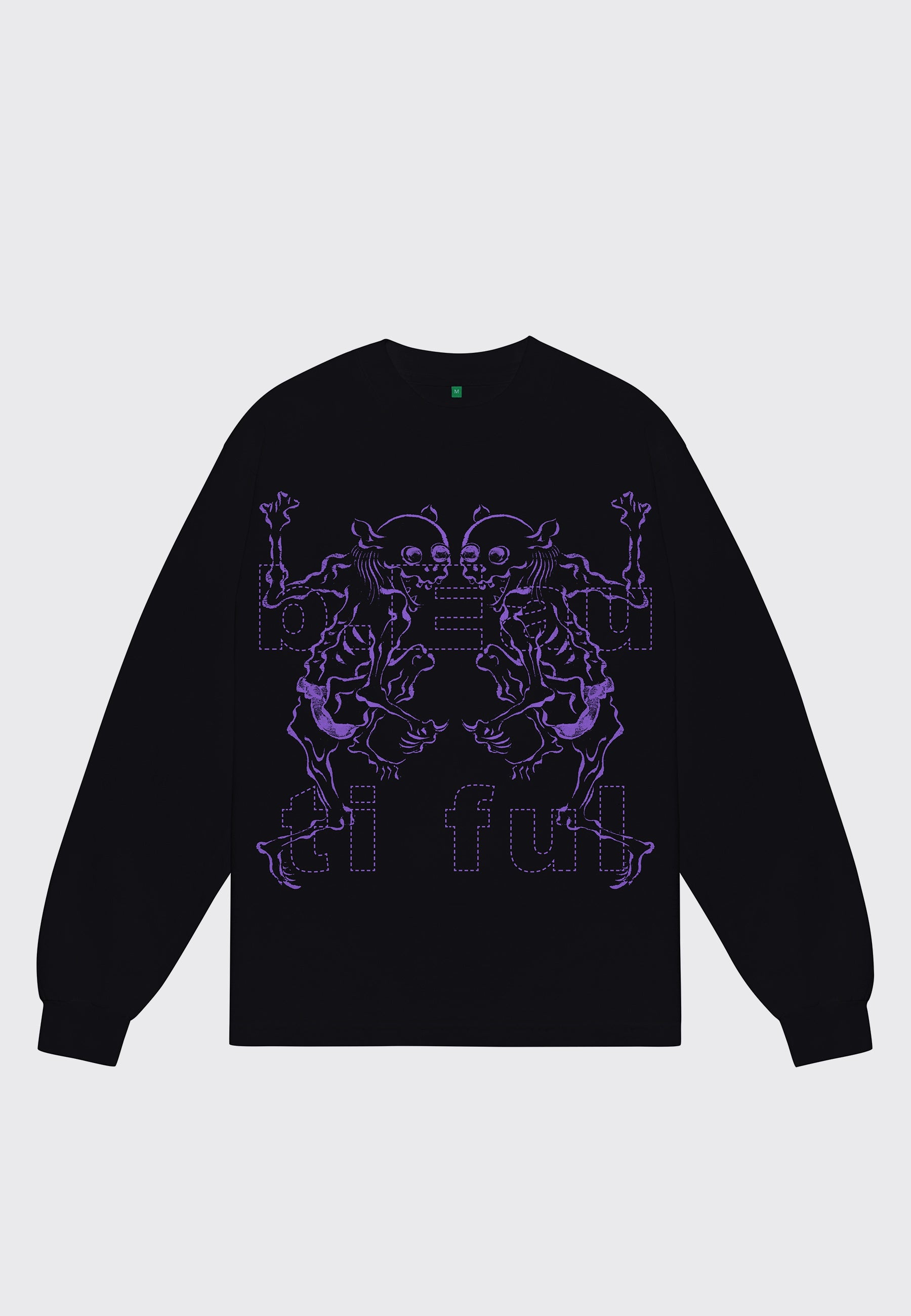 Gaikotsu Long Sleeve Top - Black