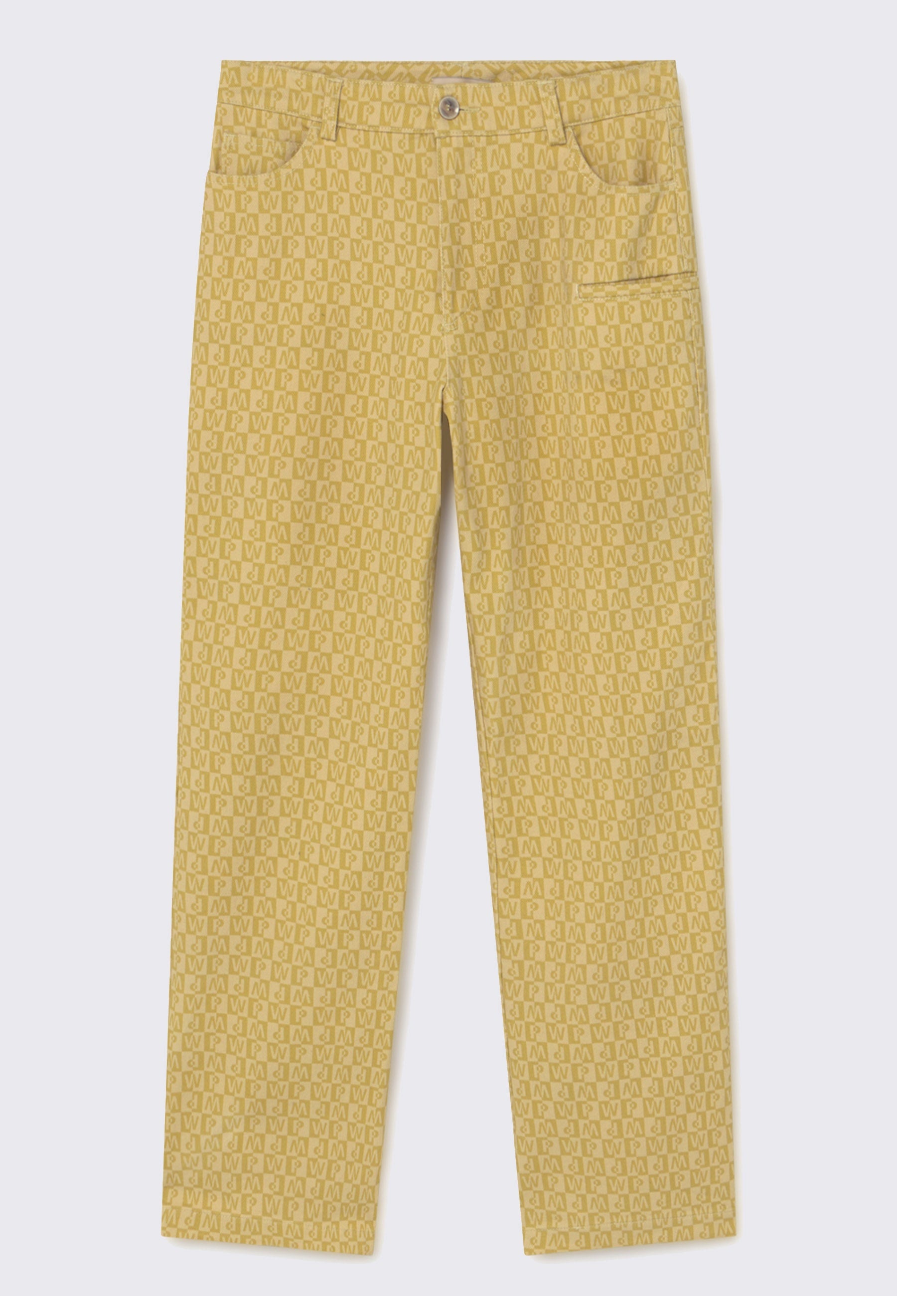 Puzzle Pants - lemon