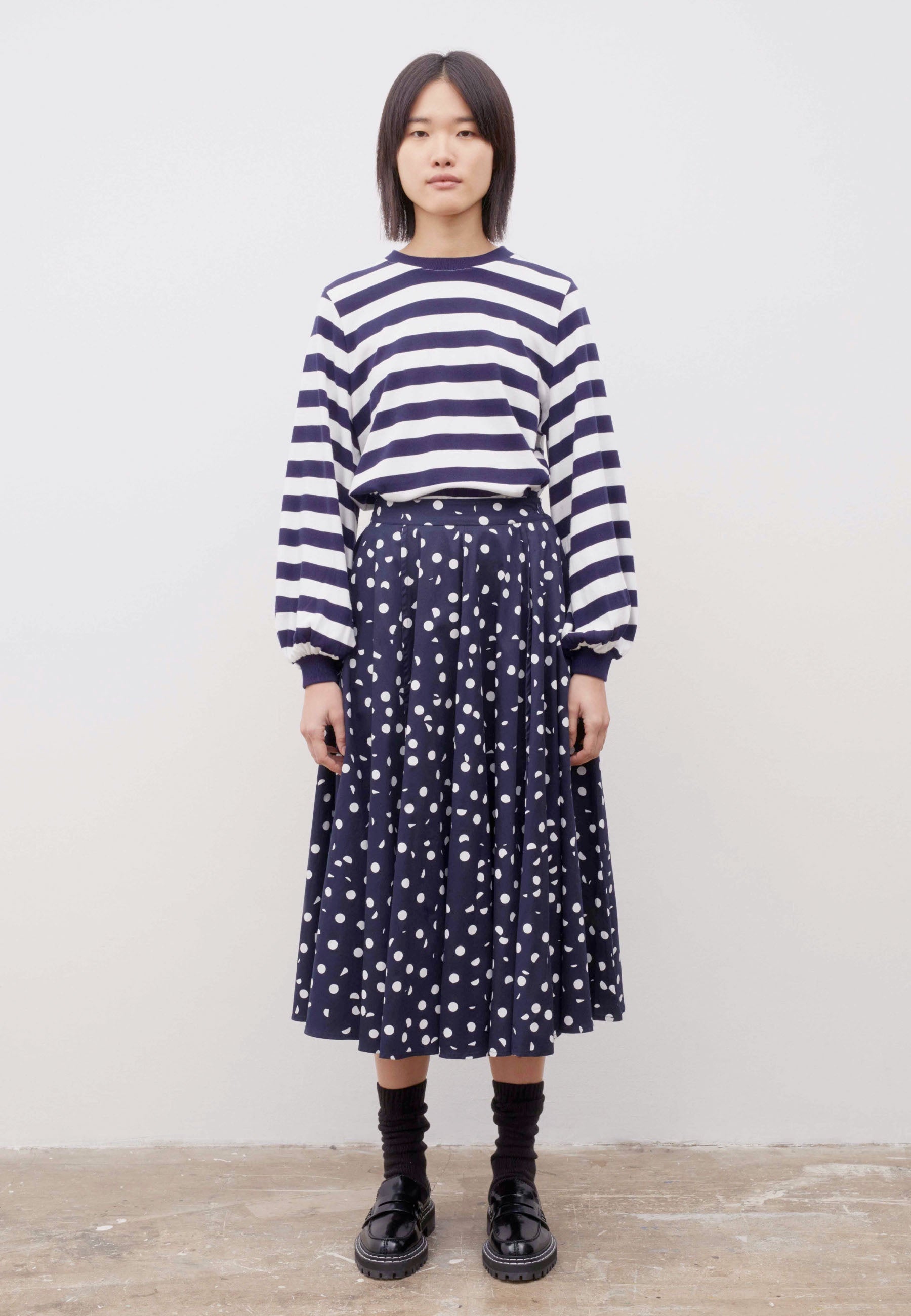 Umbrella Skirt - dots