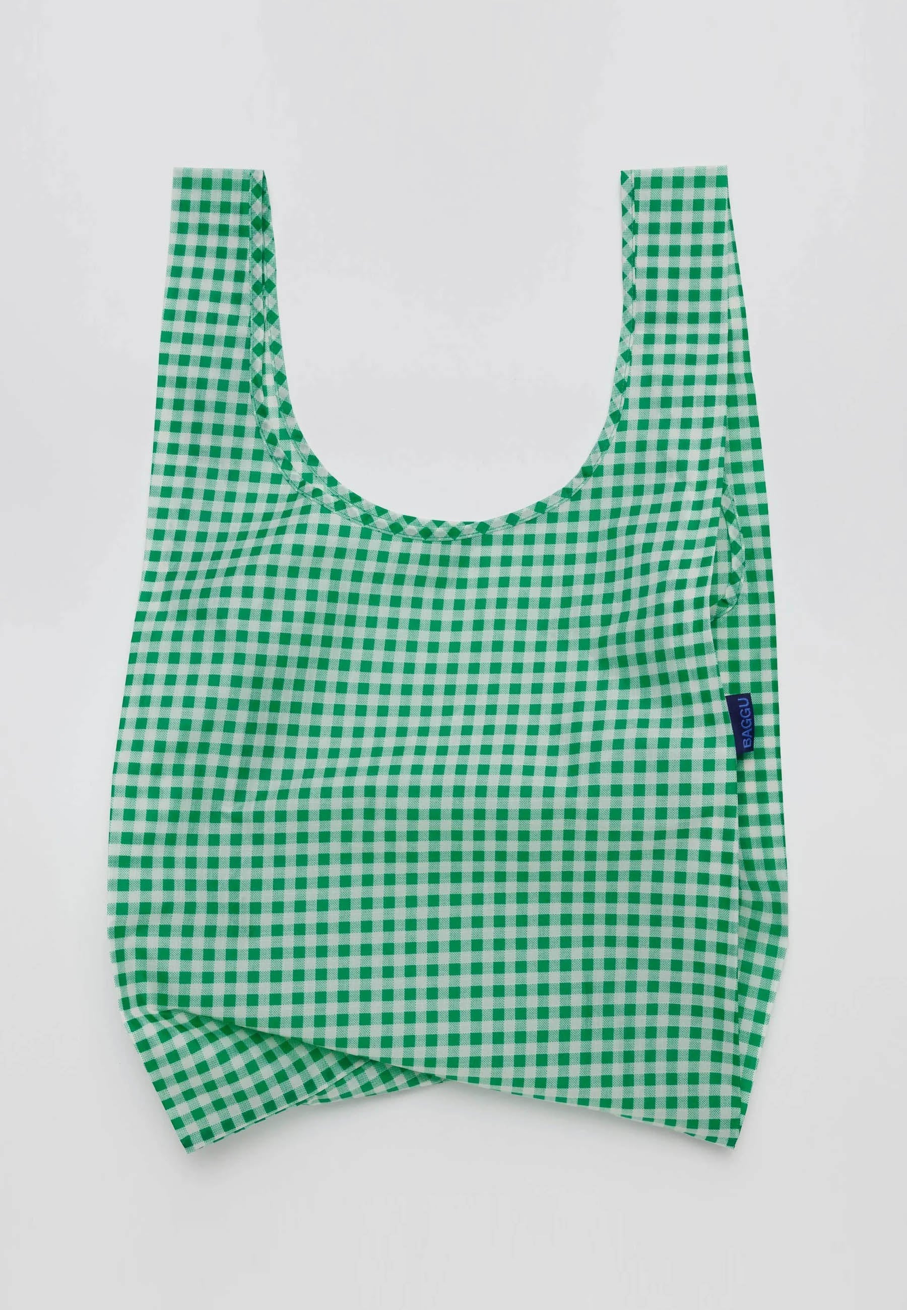 Standard Baggu - Green Gingham