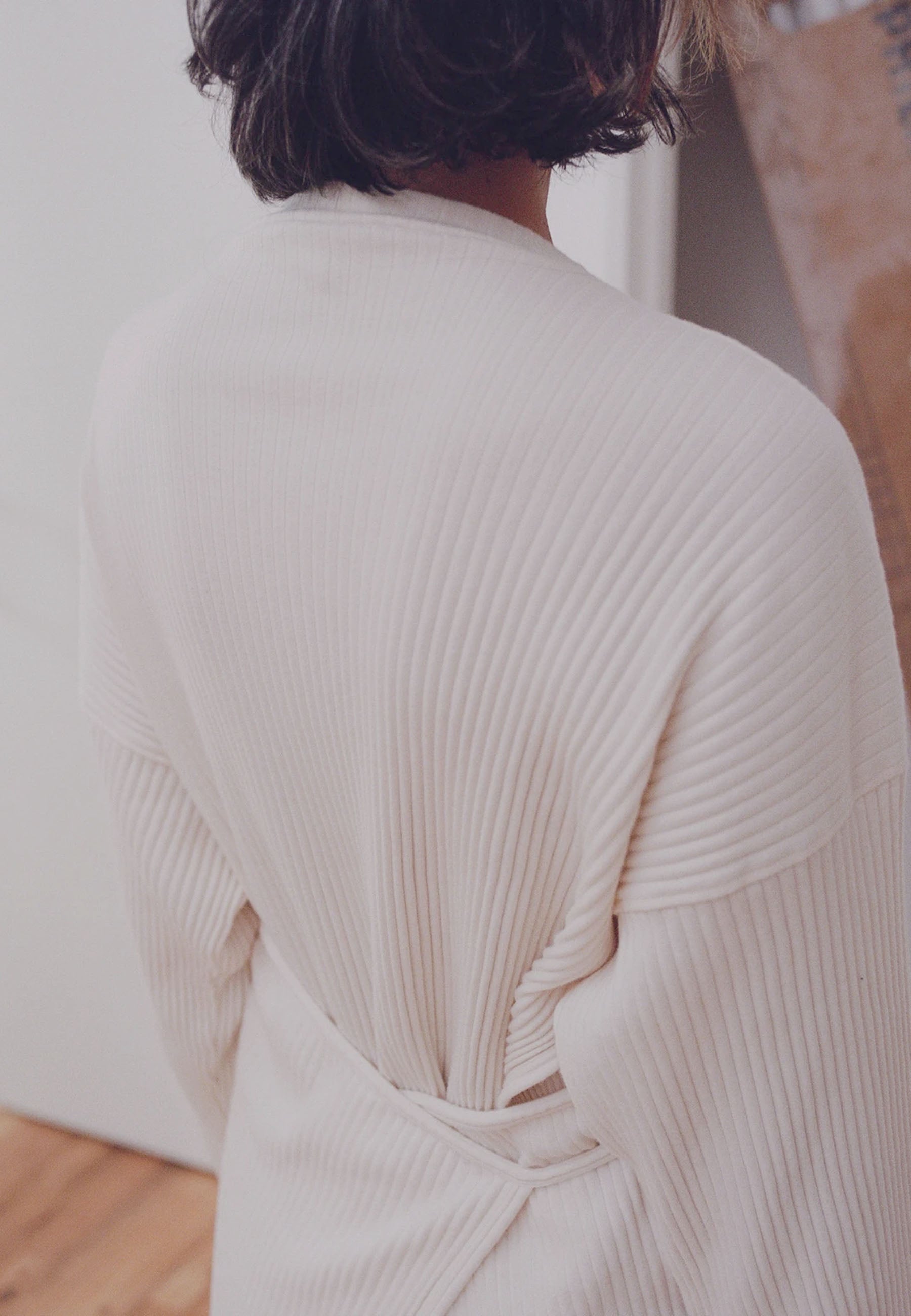 Shaw Long Sleeve Kaftan - off white