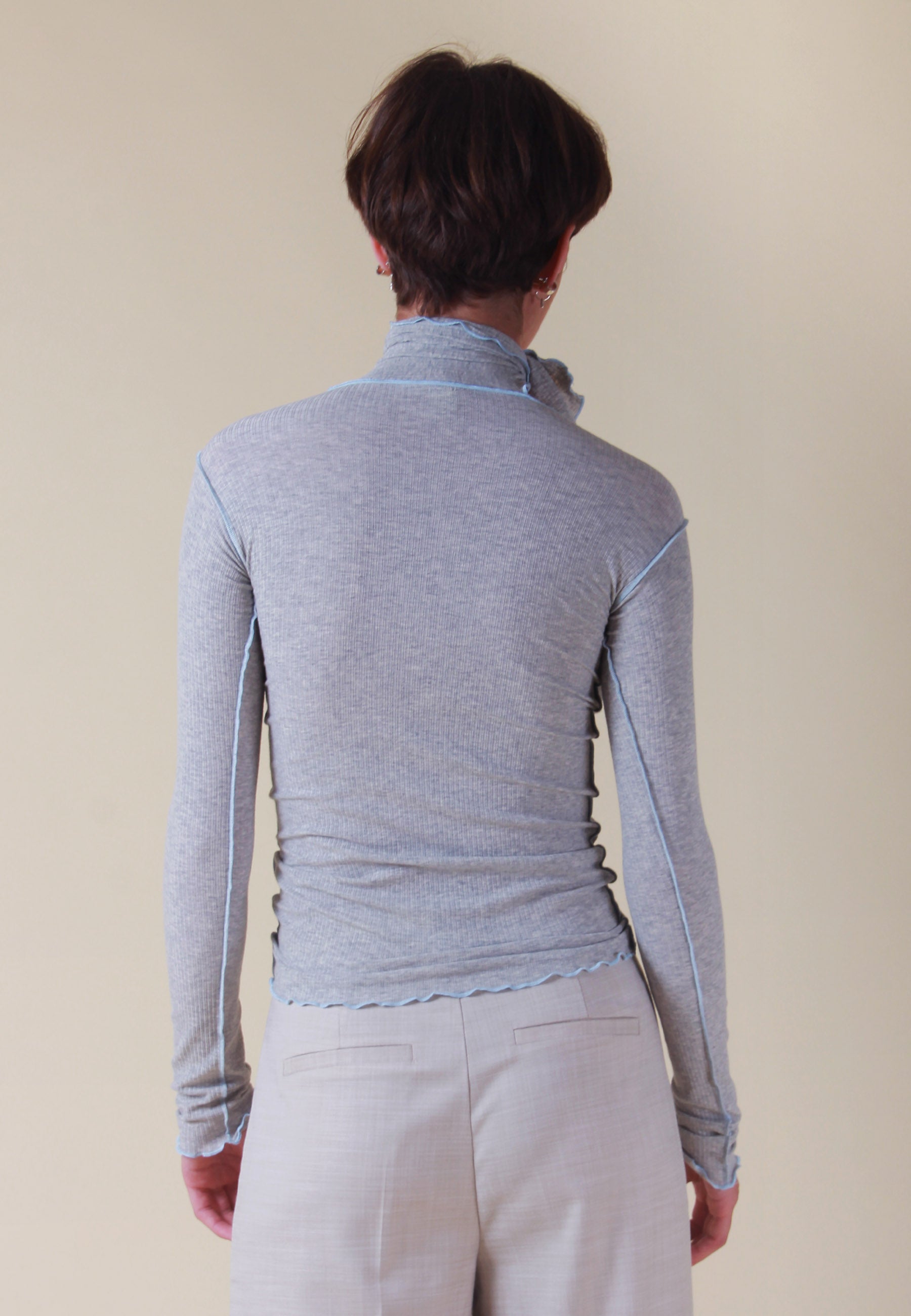 Pava Long Sleeve - grey melange