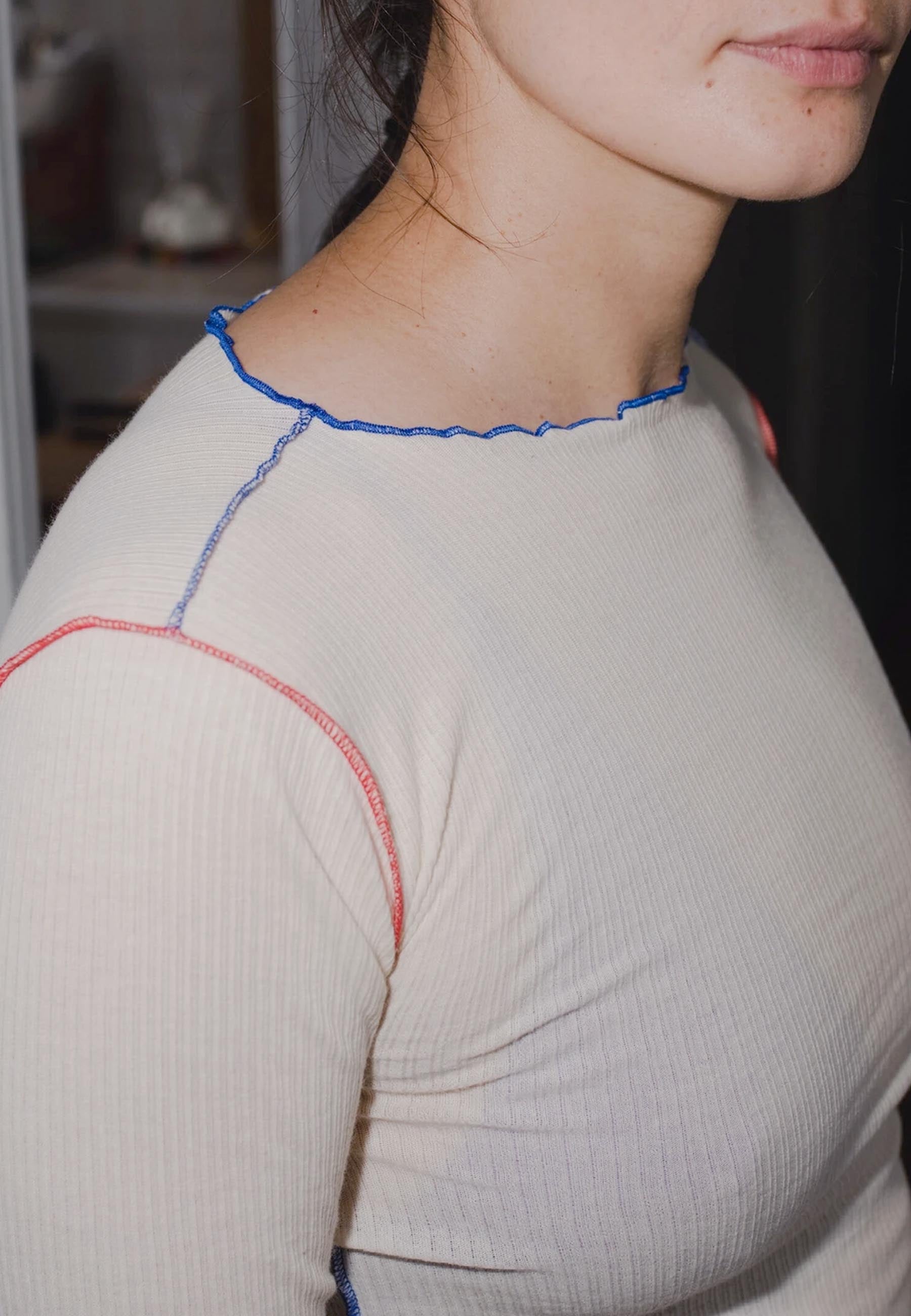 Baserange | Buy Vein Long Sleeve - off white online | Good As Gold, NZ