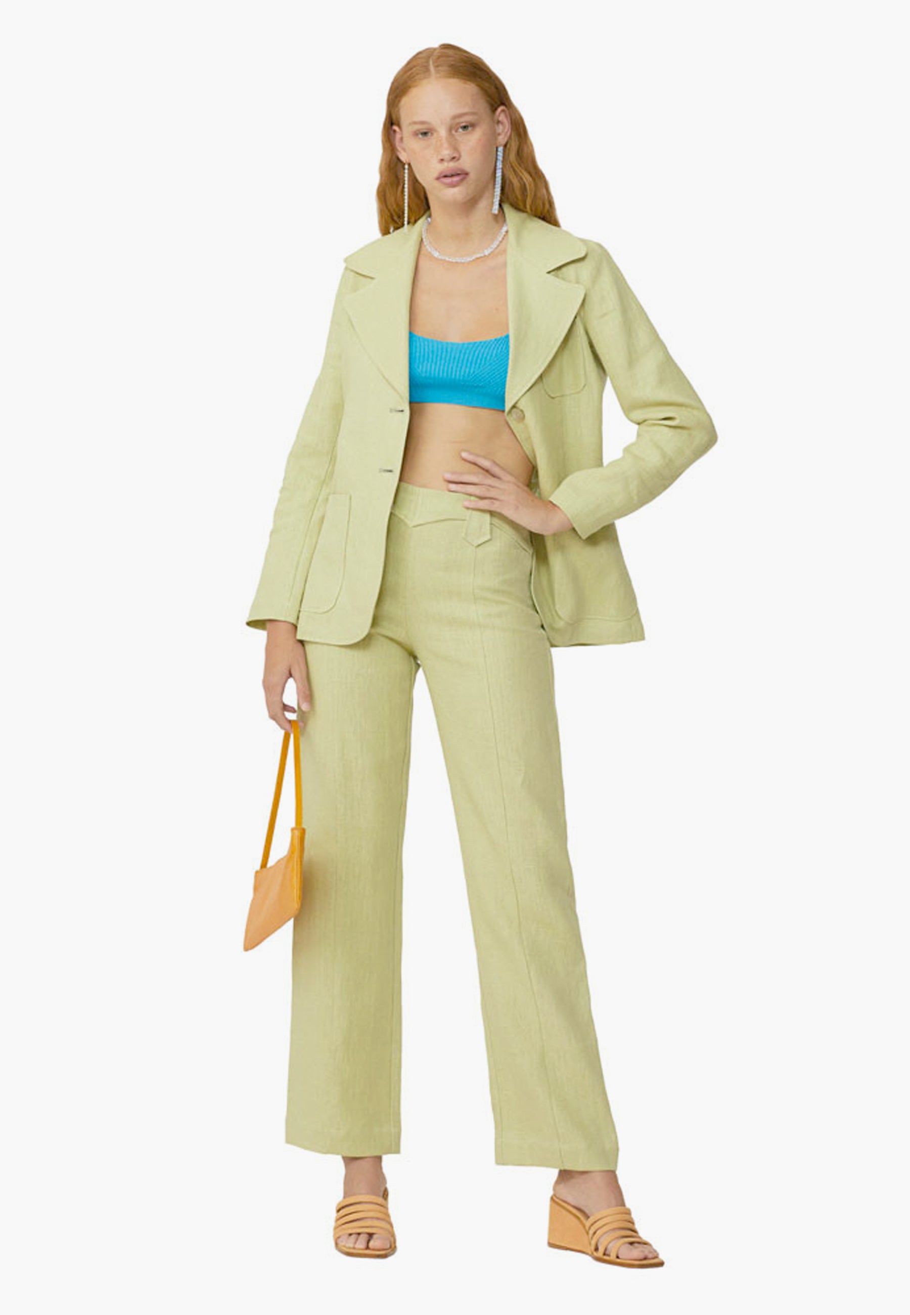 Dallas Blazer - pastel lime