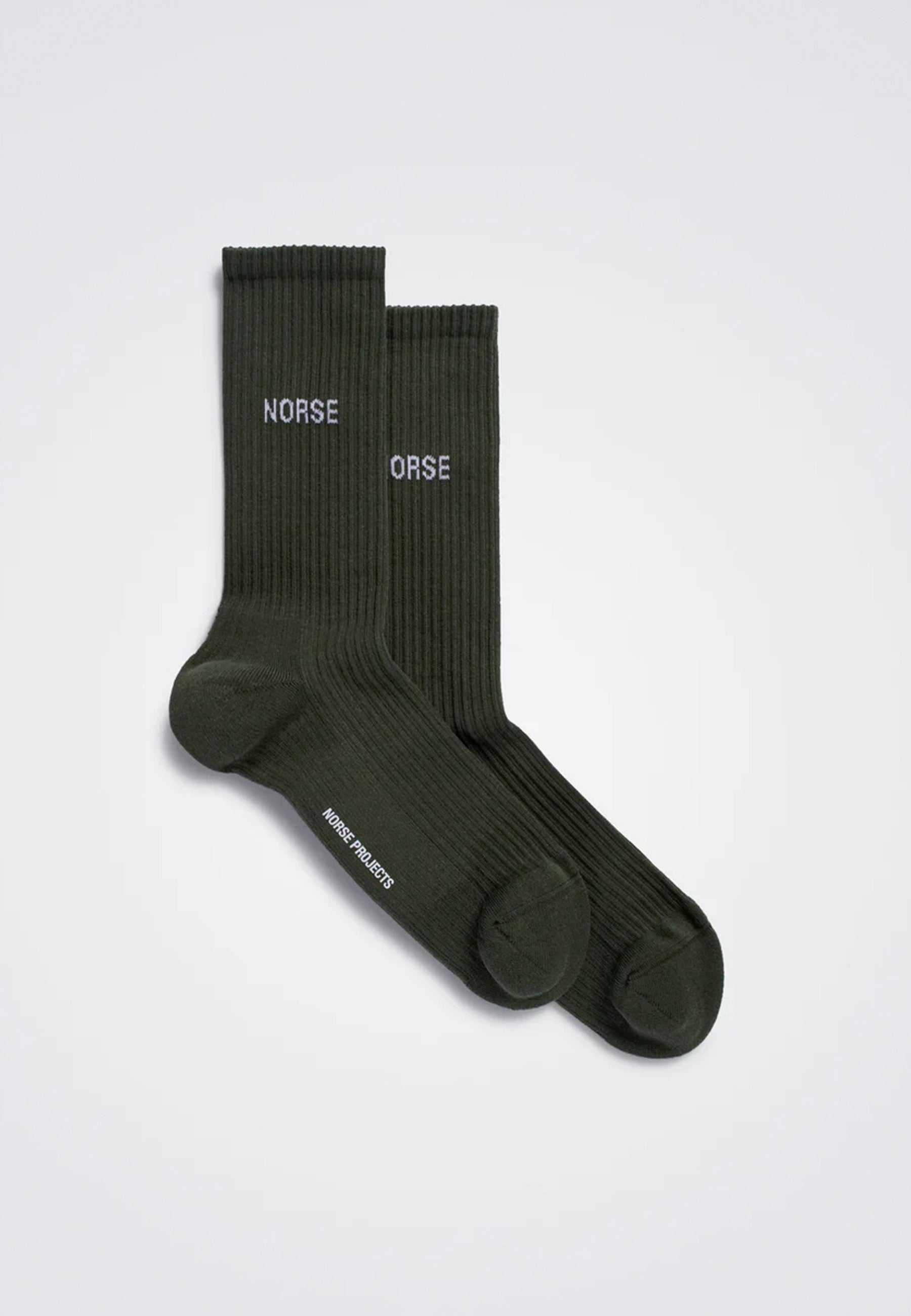 Bjarki N Logo Sport Socks - 2 Pack - Forest Green