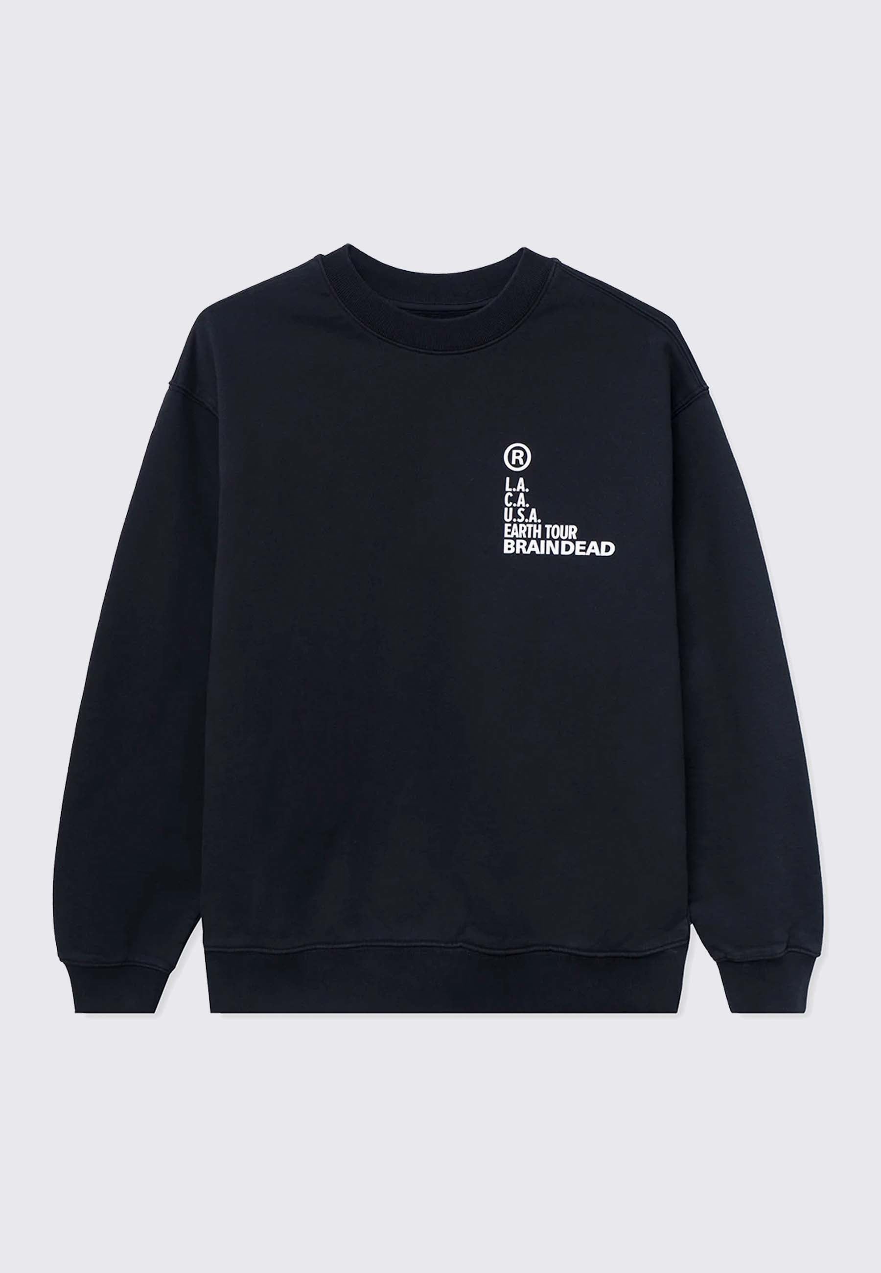 Fractal Crewneck - black