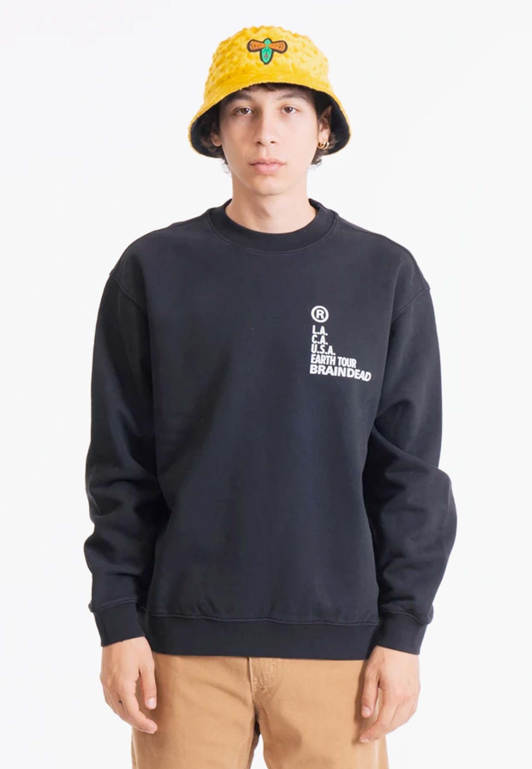 Fractal Crewneck - black