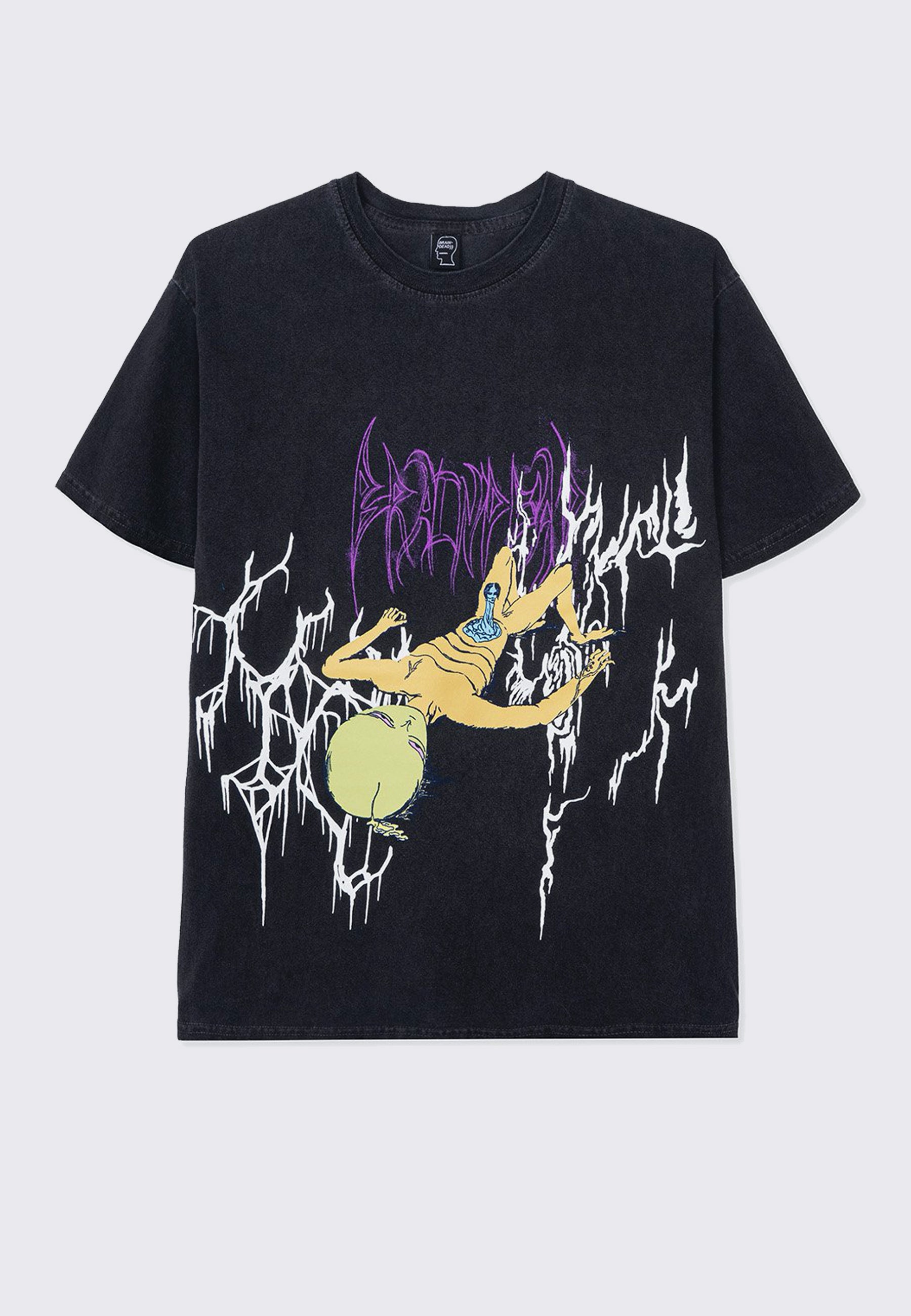 Matt Lock Invasion T-Shirt - washed black