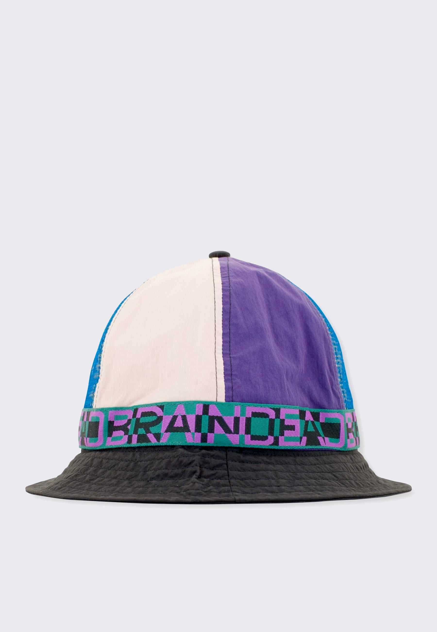 Nigel Colour Blocked Bell Bucket Hat - black