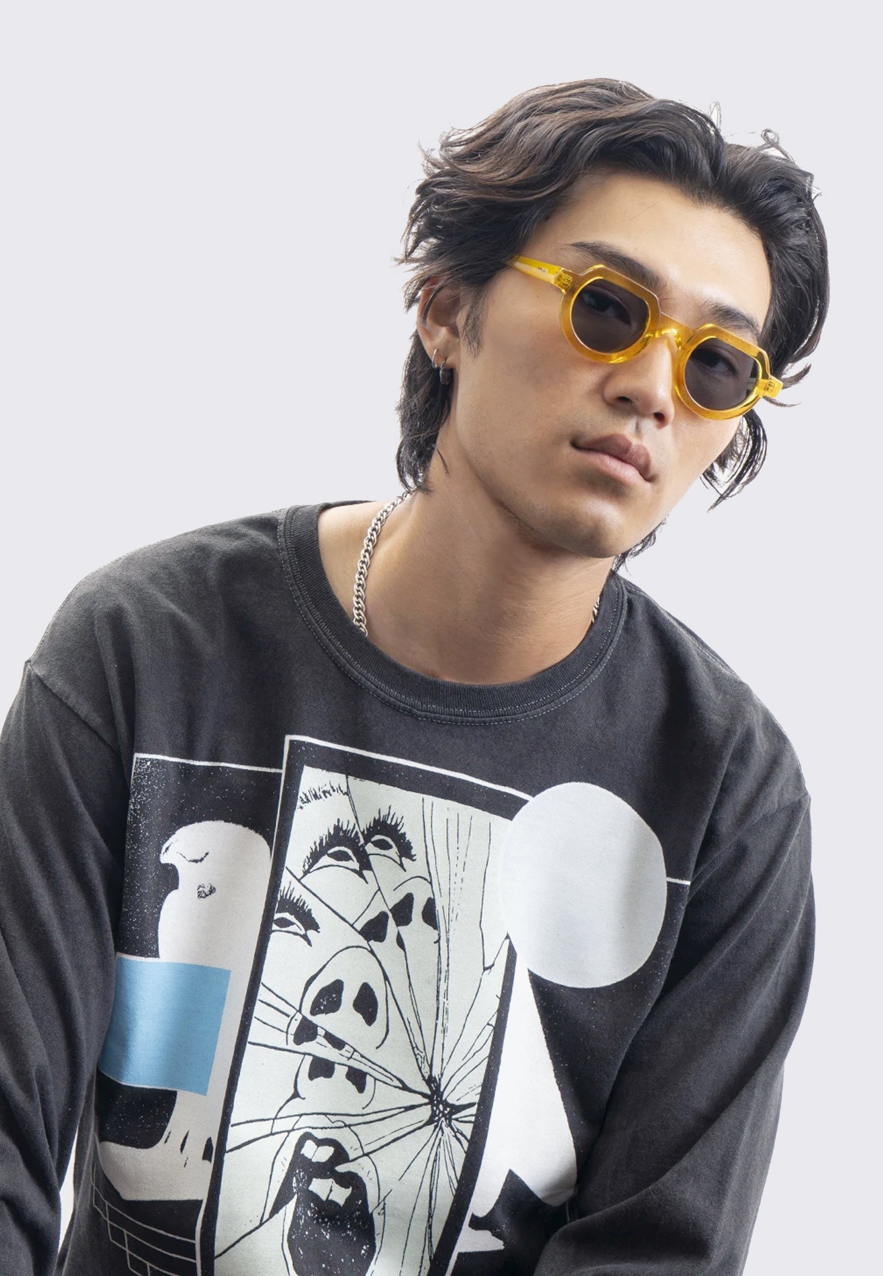 Tani - multi-amber/black