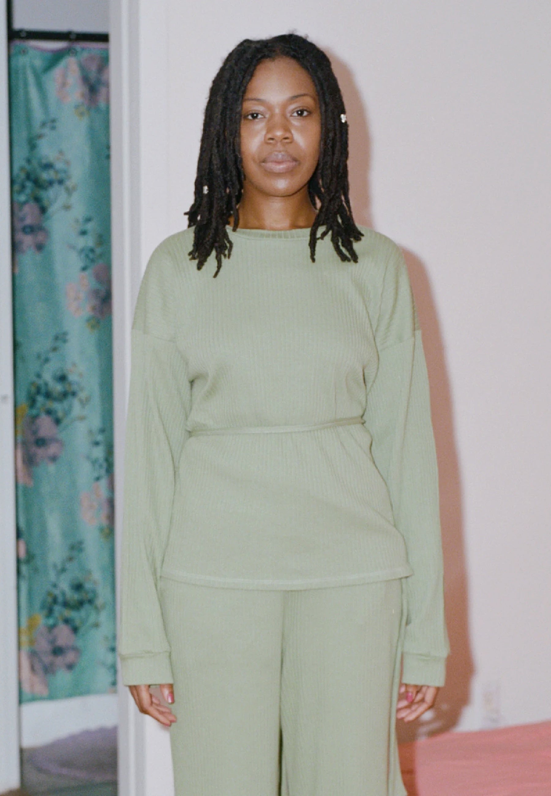 Shaw Long Sleeve Contrast - ero green